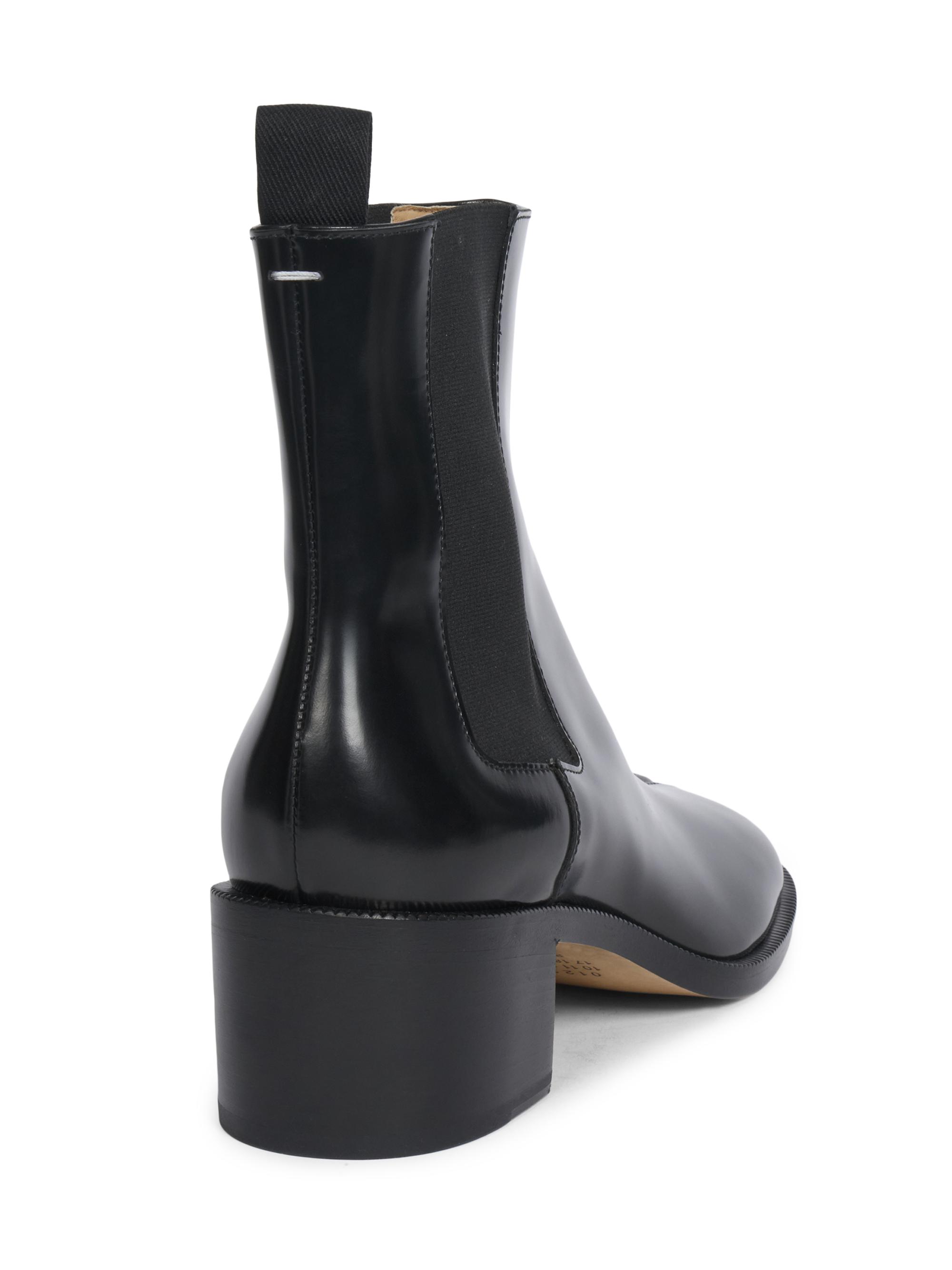 Maison Margiela Tabi City 60MM Leather Chelsea Boots | Saks Fifth