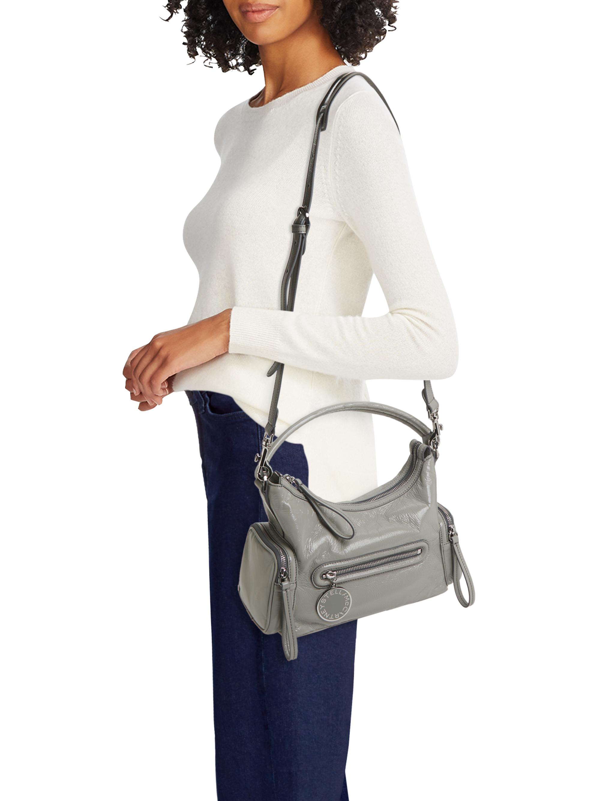 Stella McCartney Dartmoor Small Cracked Shoulder Bag | Saks Fifth