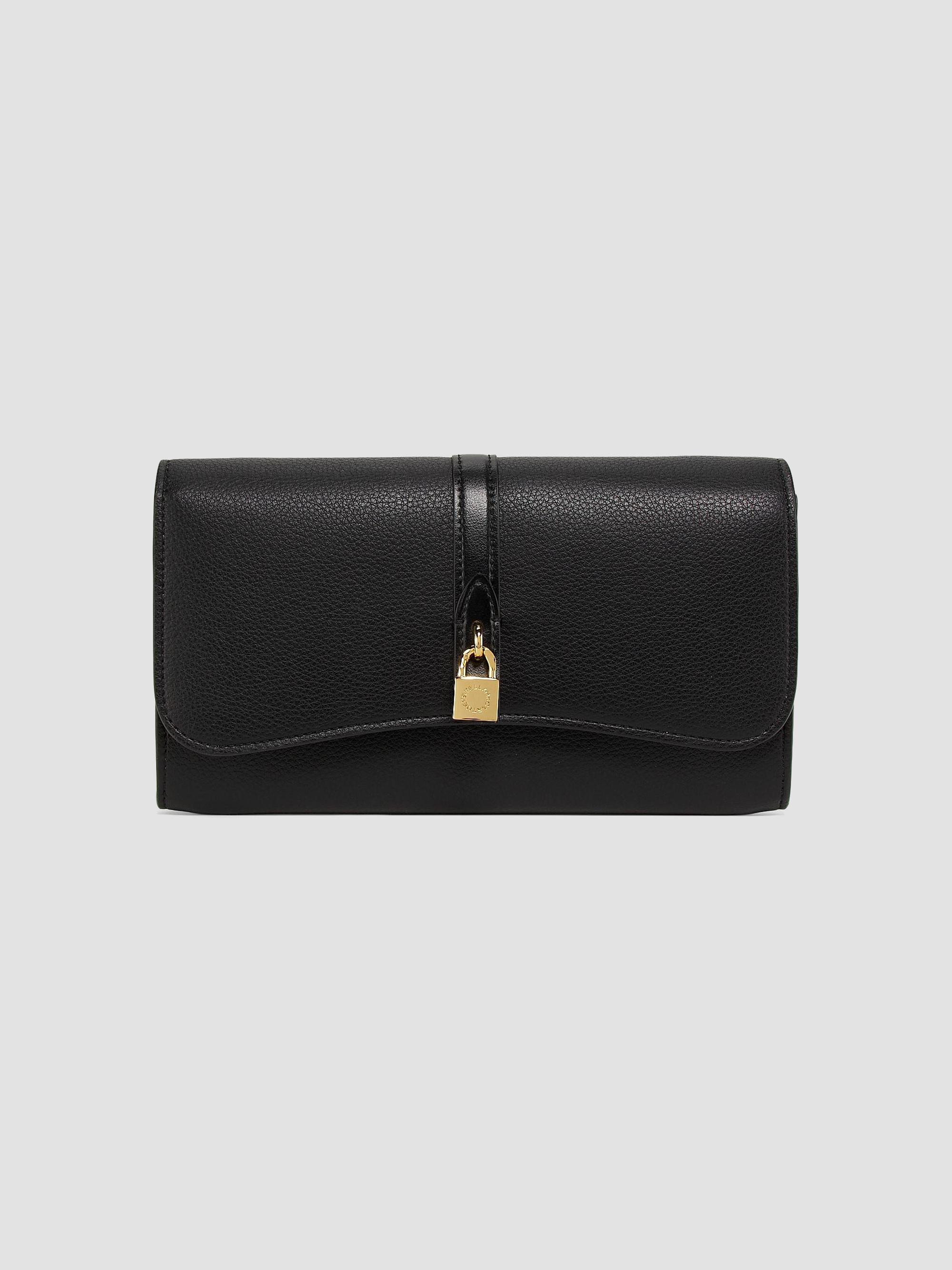Stella McCartney Women's Stella Ryder Grainy Faux Leather Wallet - Black | Thumbnail 8