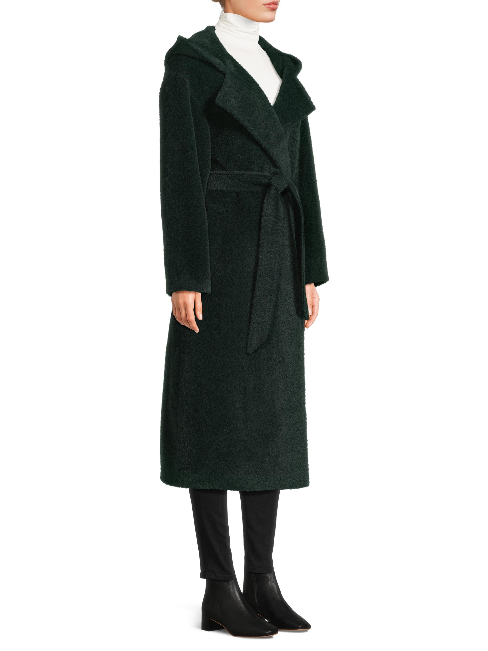 Cinzia Rocca Belted Hooded Coat | Saks Fifth Avenue