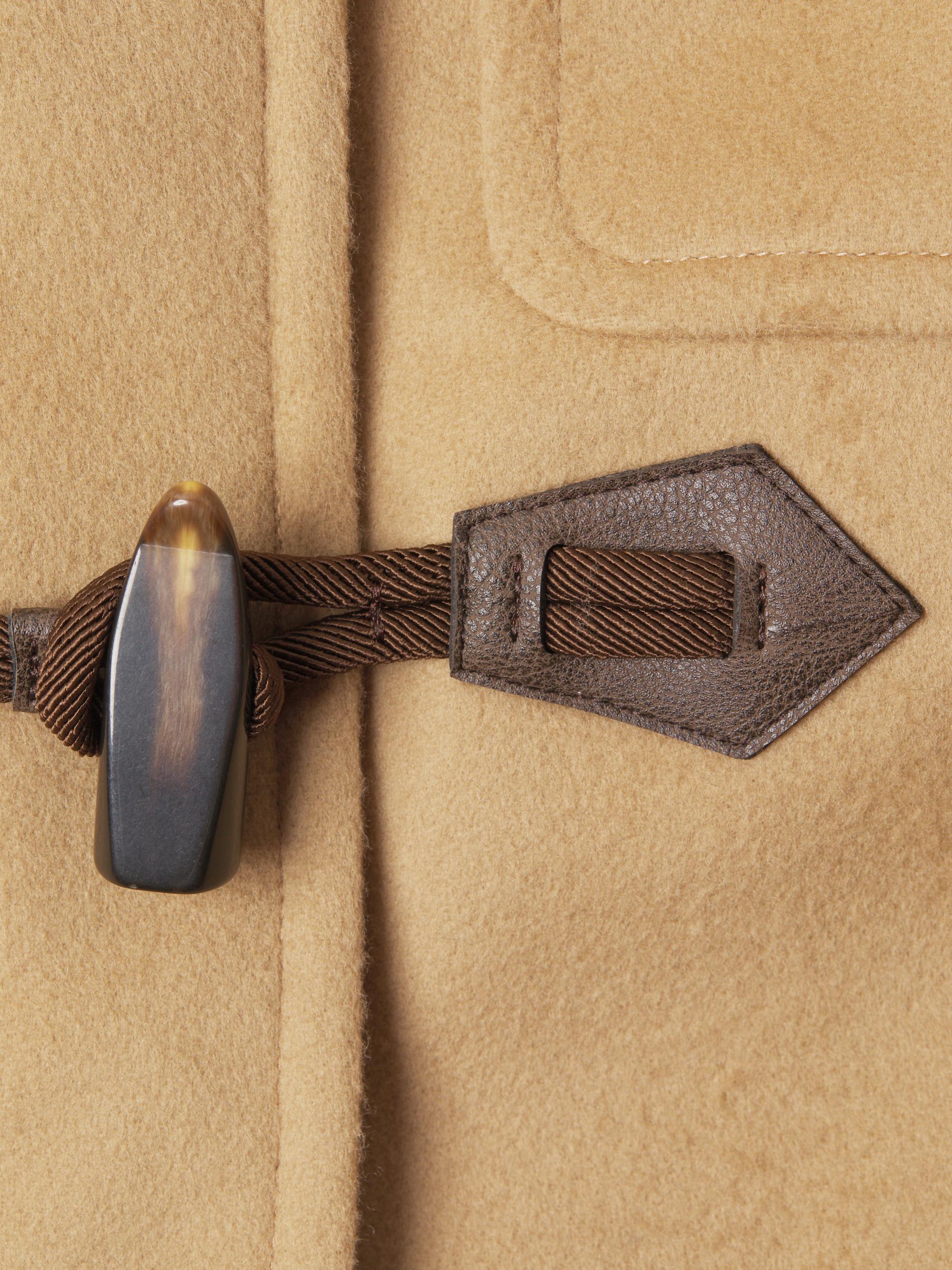 Cinzia Rocca Women's Toggle-Closure Wool Trench Coat - Camel | Thumbnail 6