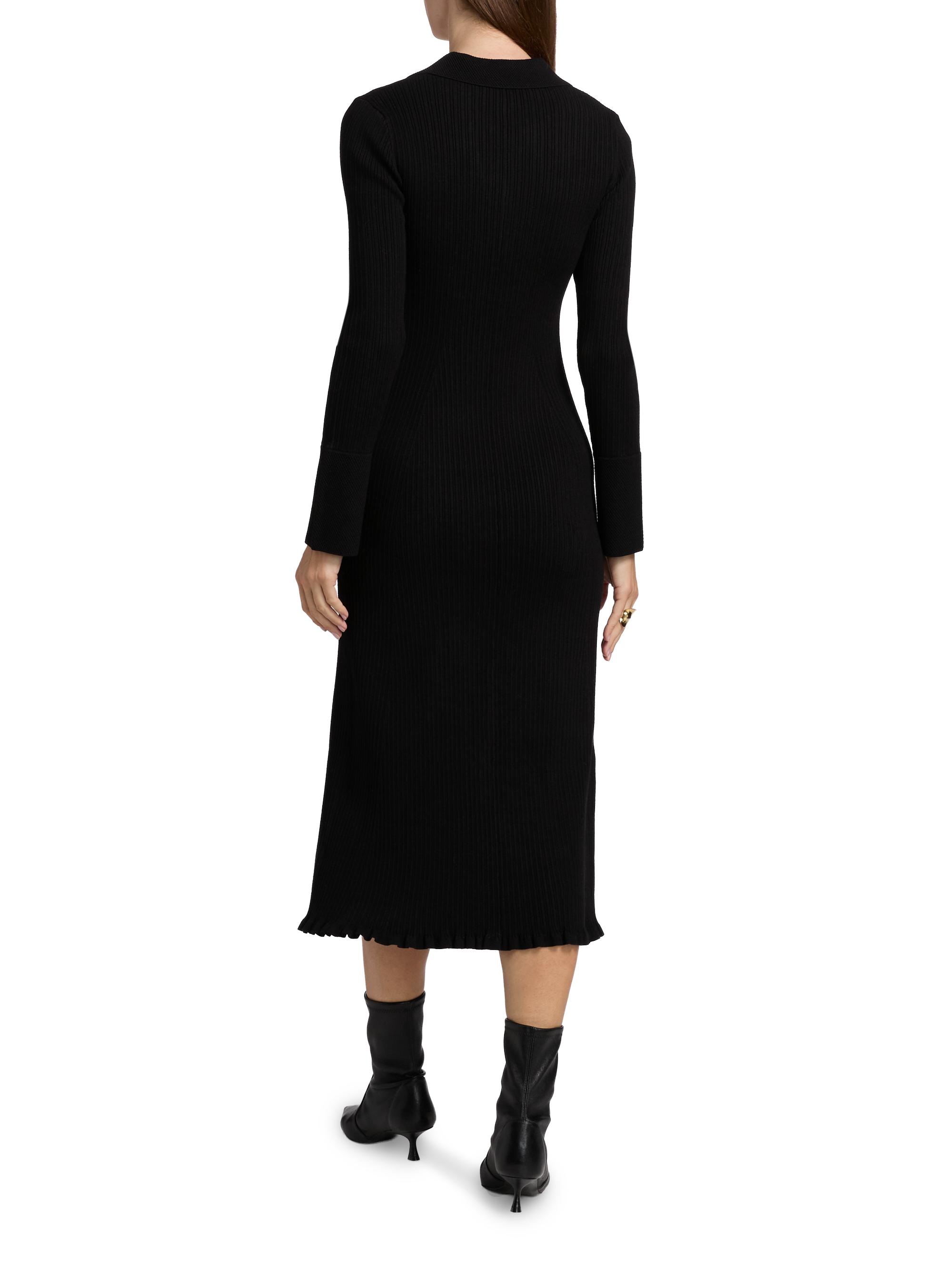 aerie ribbed polo midi dress Aerie At The Barre Midi Dress