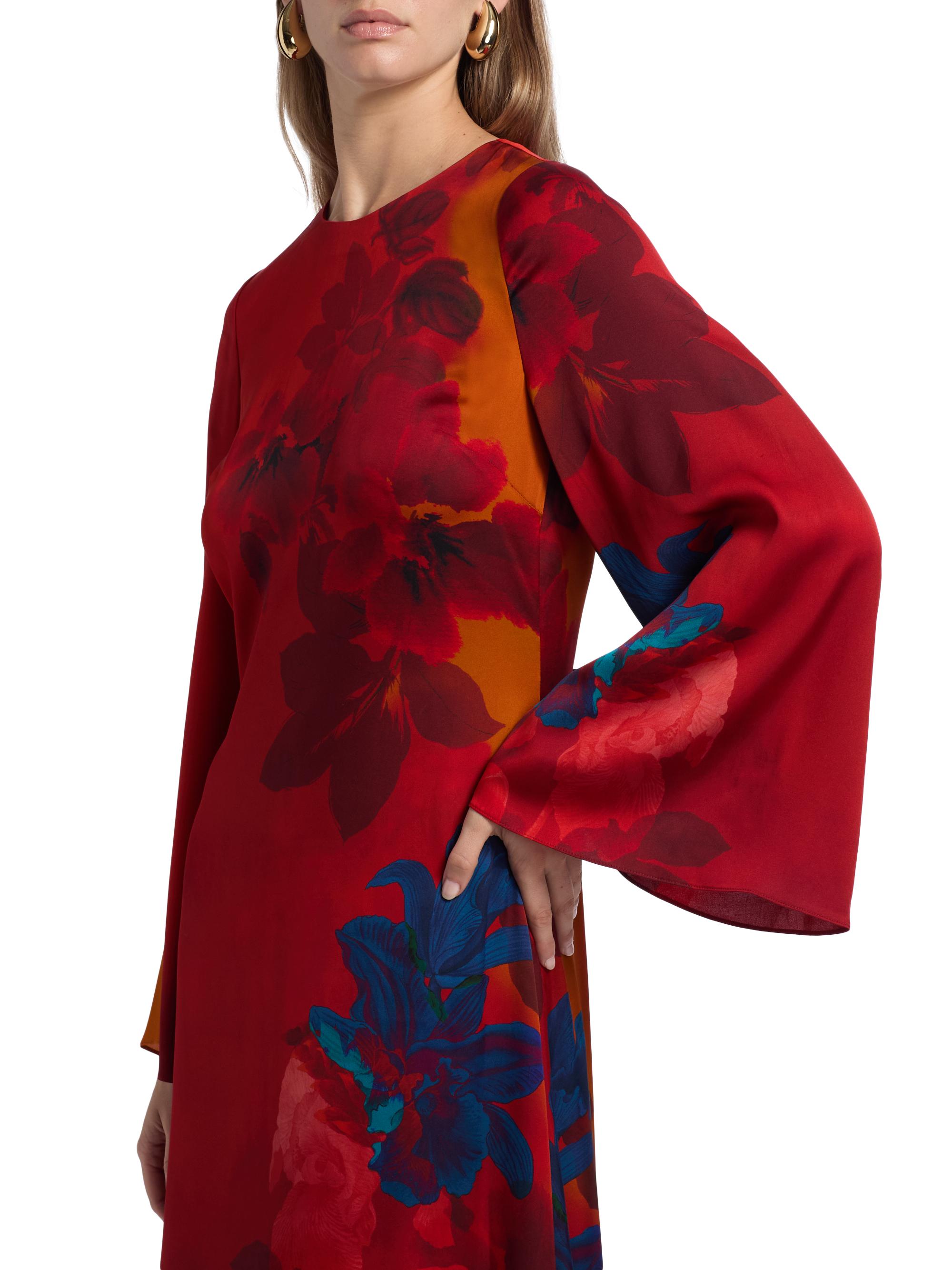 Elie Tahari Payton Floral Silk Maxi Dress | Saks Fifth Avenue
