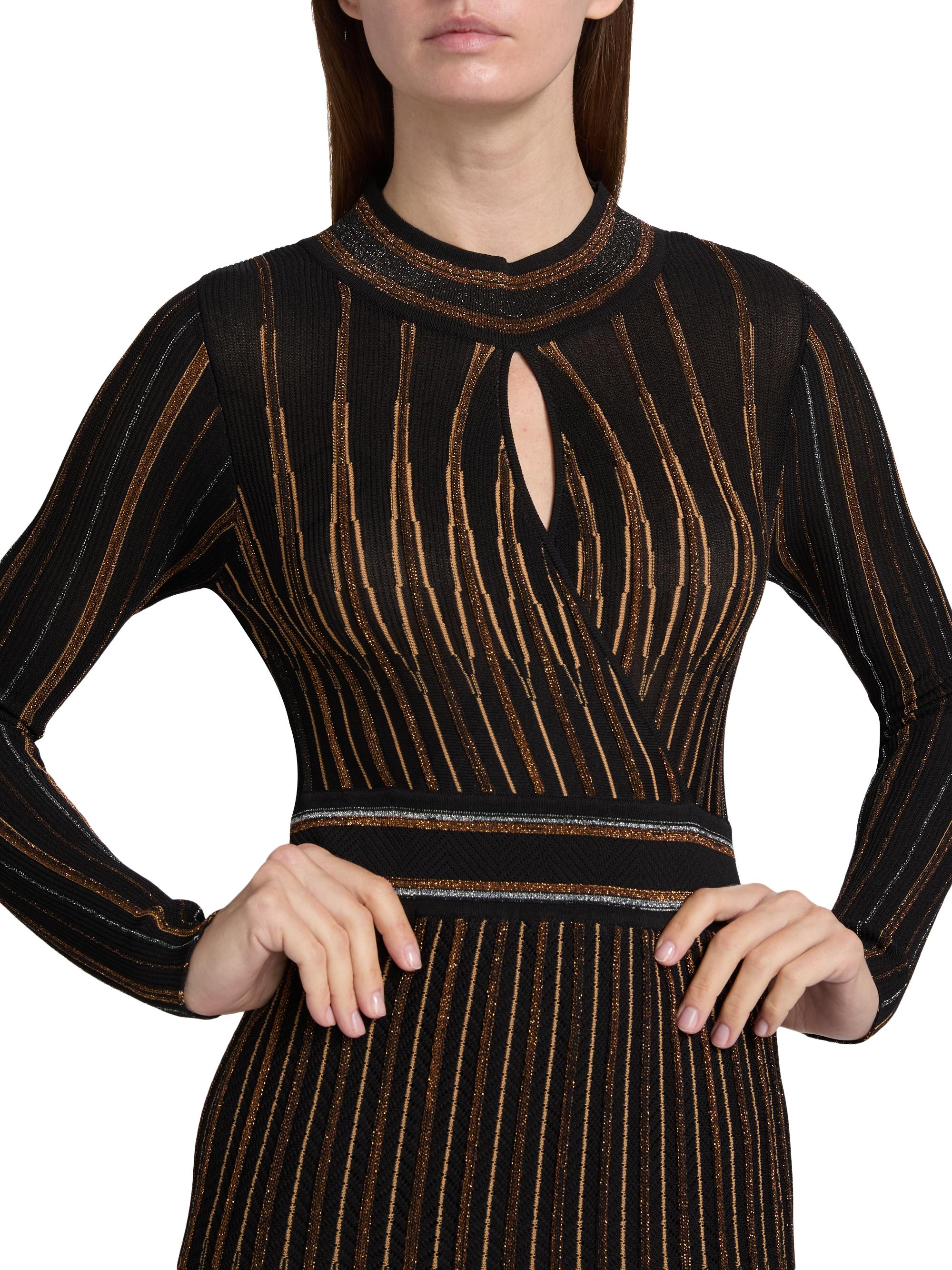 Elie Tahari The Alicia Keyhole Maxi Sweaterdress | Saks Fifth Avenue
