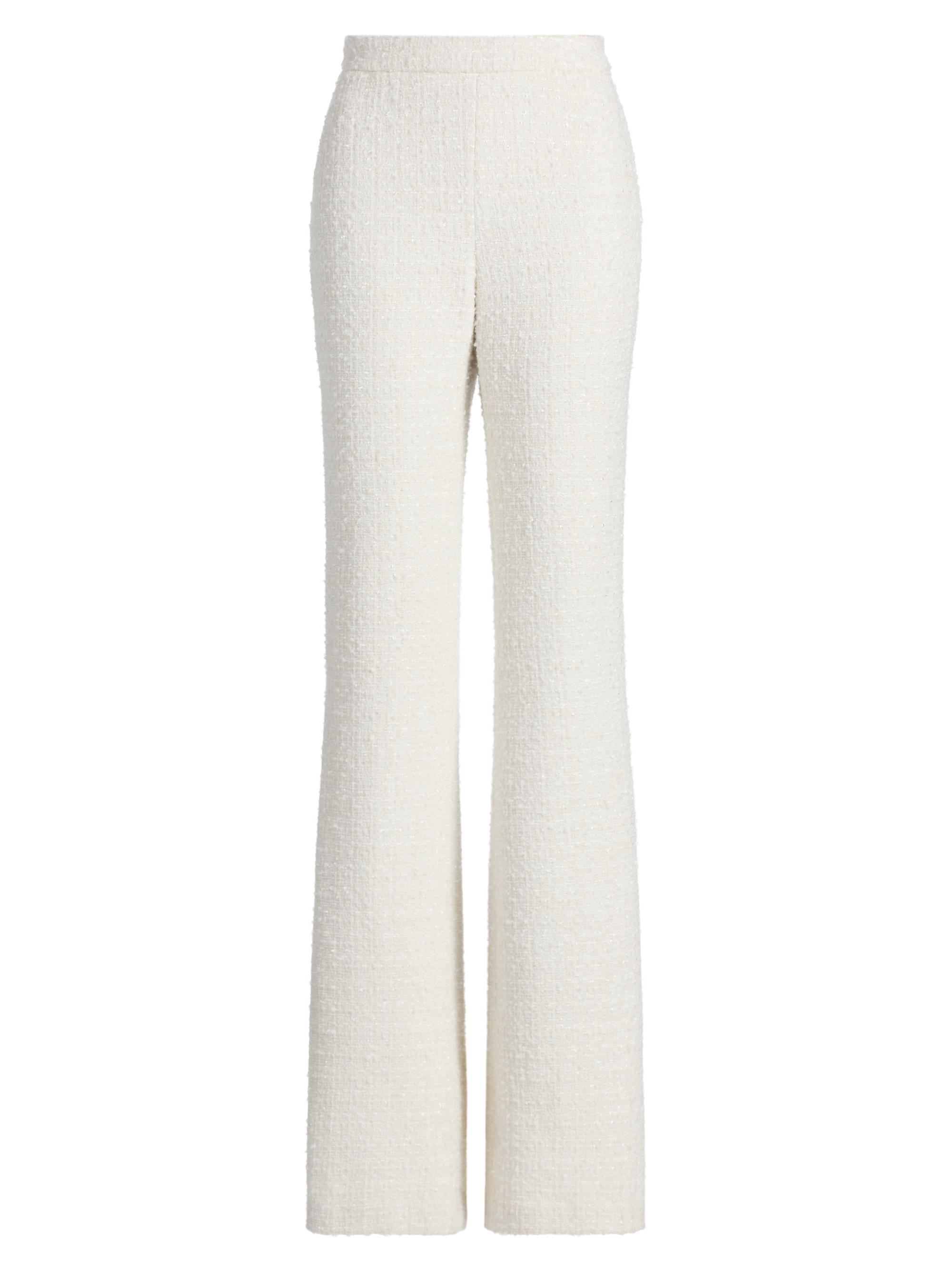 Badgley Mischka Women's Bouclé Tailored Flare Pants -