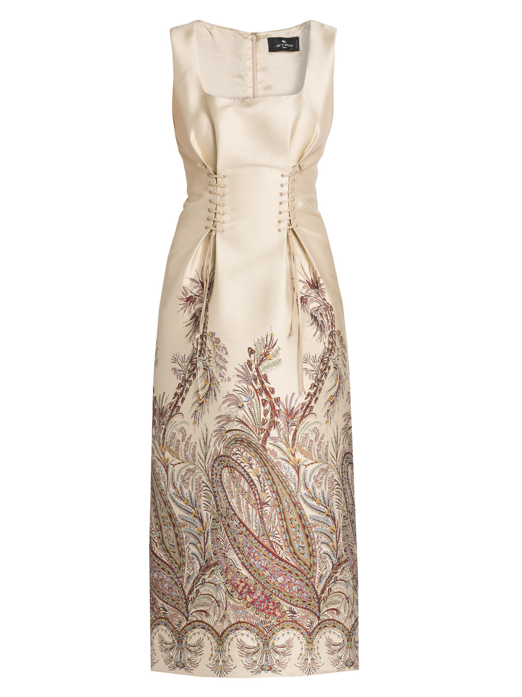 Romantic Paisley Laced Cocktail Dress
