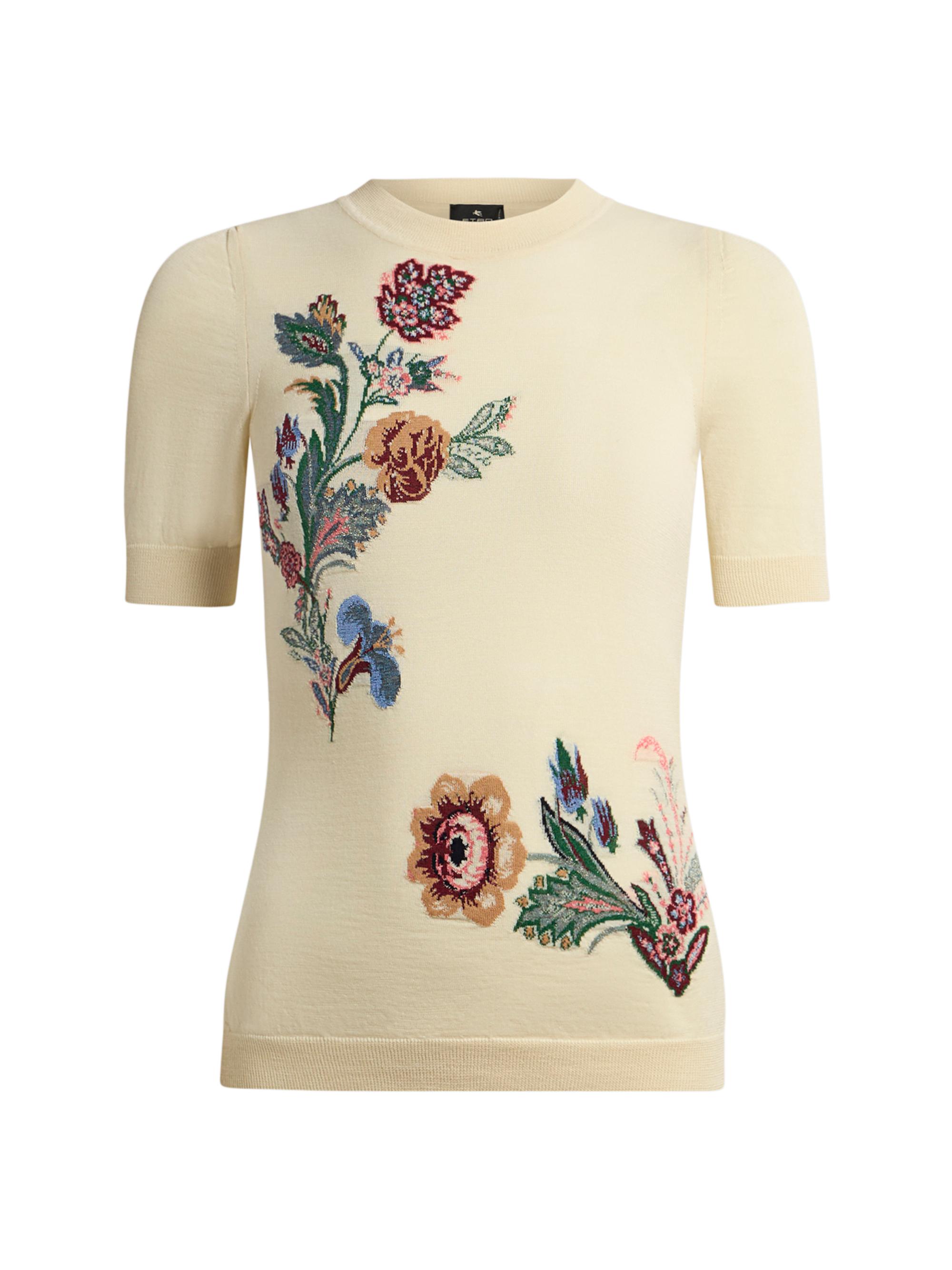 Etro Women's Daydream Floral Knit Top - Avorio