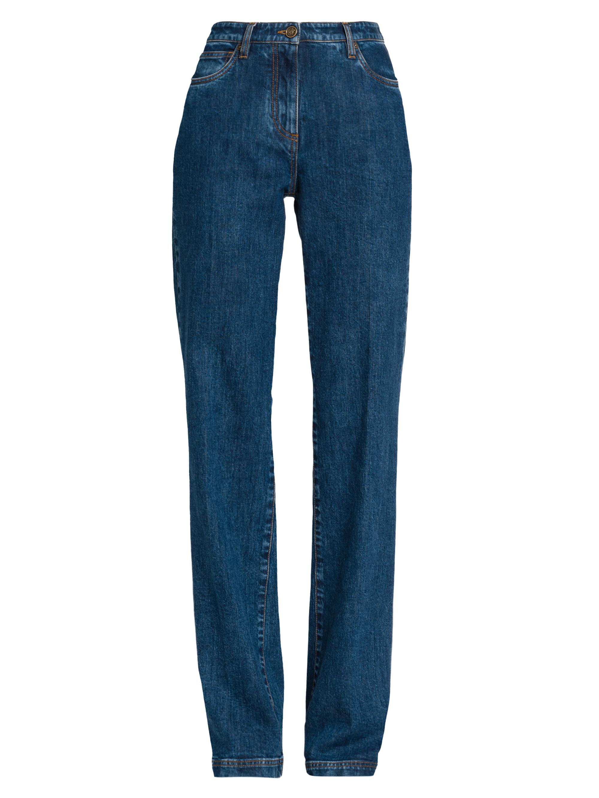 Etro Women's Straight-Leg Jeans - Azzurri Blu Melange