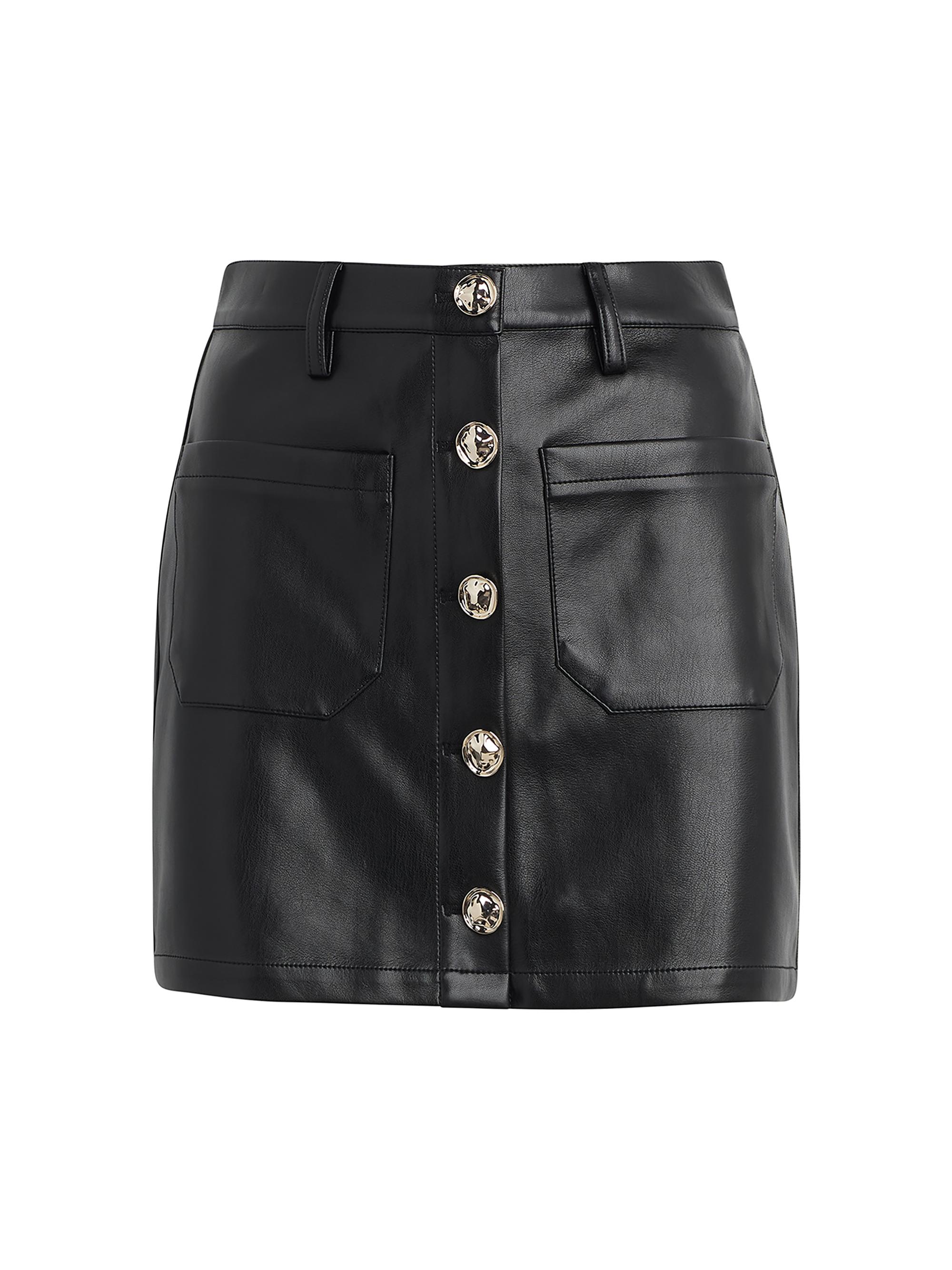 mimi Favorite Daughter Mimi Faux Leather Miniskirt | Saks Fifth Avenue