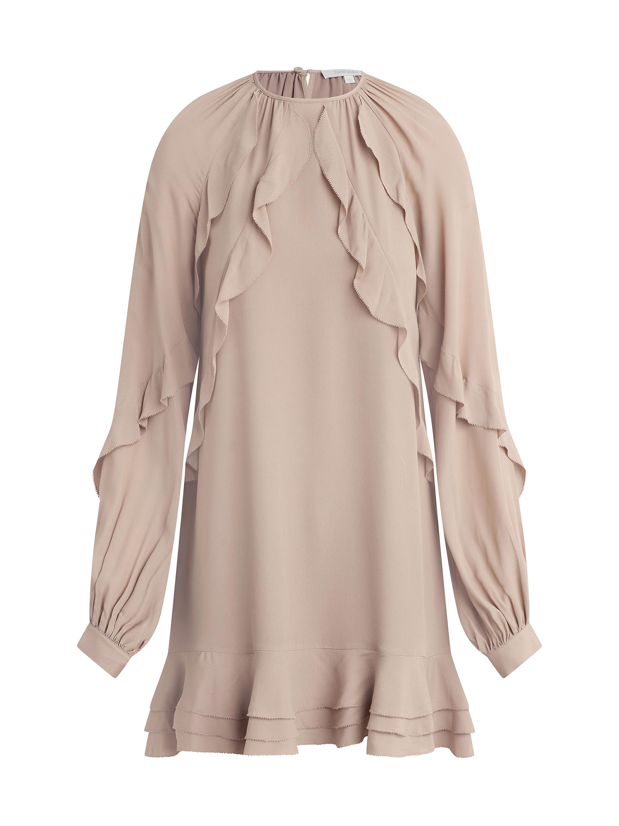 Favorite Daughter Women's The Because of You Ruffled Minidress - Mocha