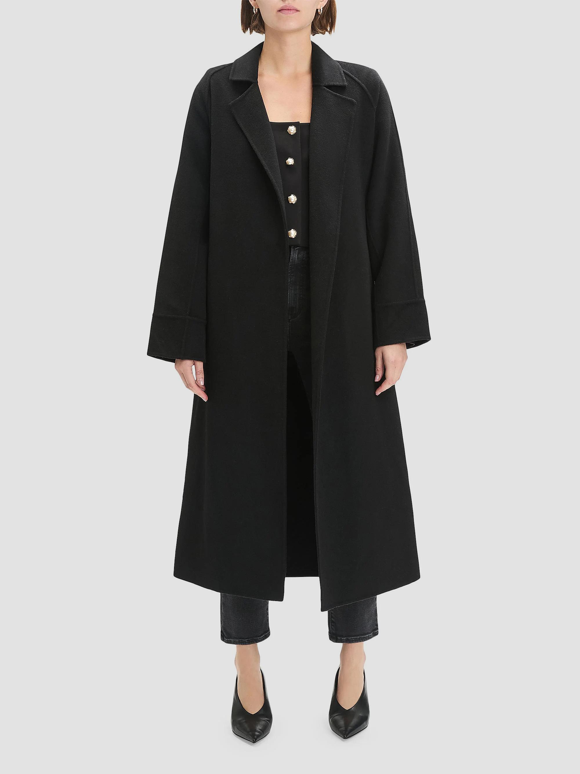 Favorite Daughter Paola Wool-Blend Self-Belt Coat | Saks Fifth Avenue