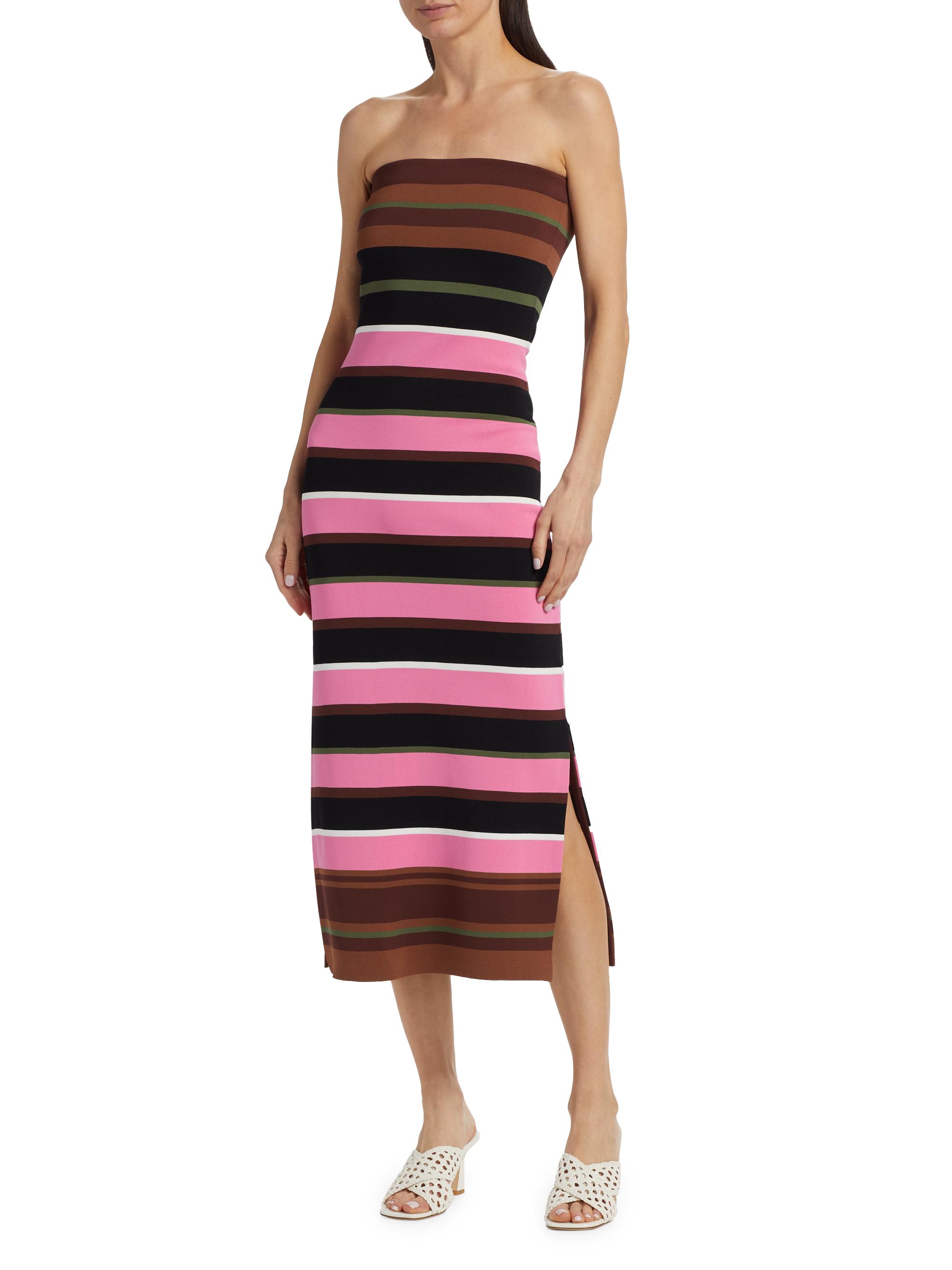 Cara Cara Mesa Striped Strapless Midi-Dress | Saks Fifth Avenue