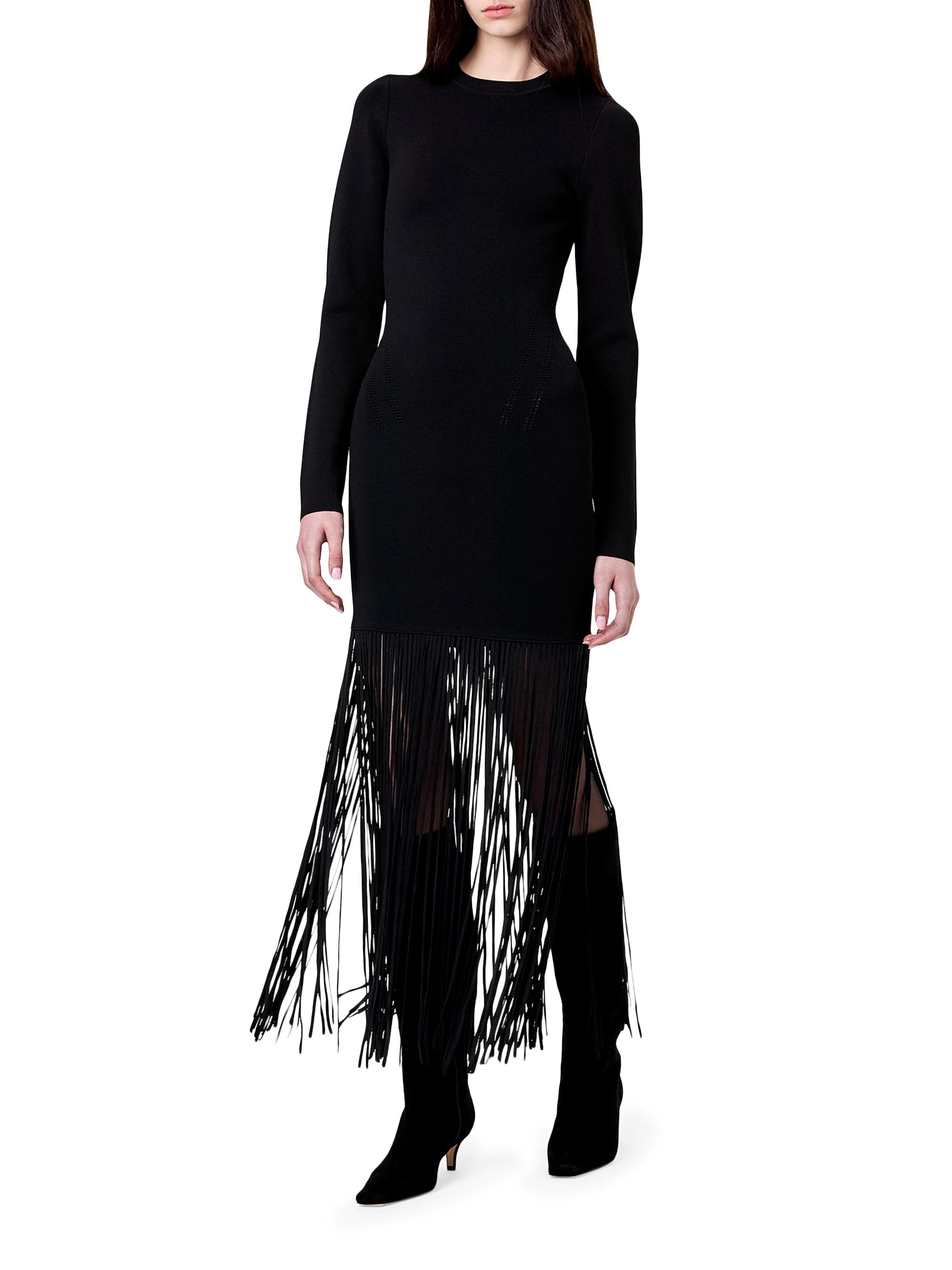 Nicholas the Label Fiorella Fringe-Trimmed Bodycon Dress | Saks