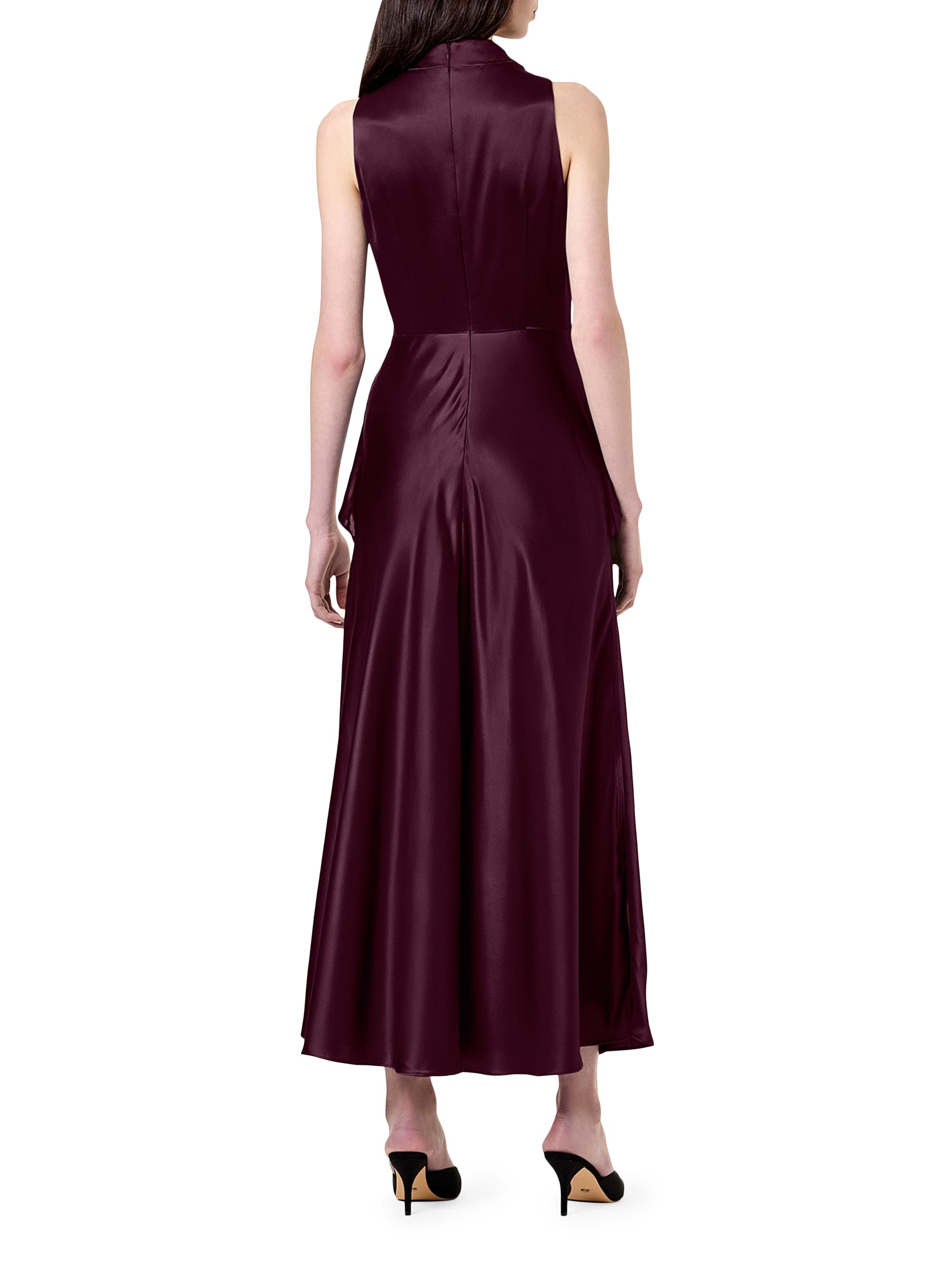 knee length dresses for ladies Erma Drop Waist Linen Dress-Chambray main image 1