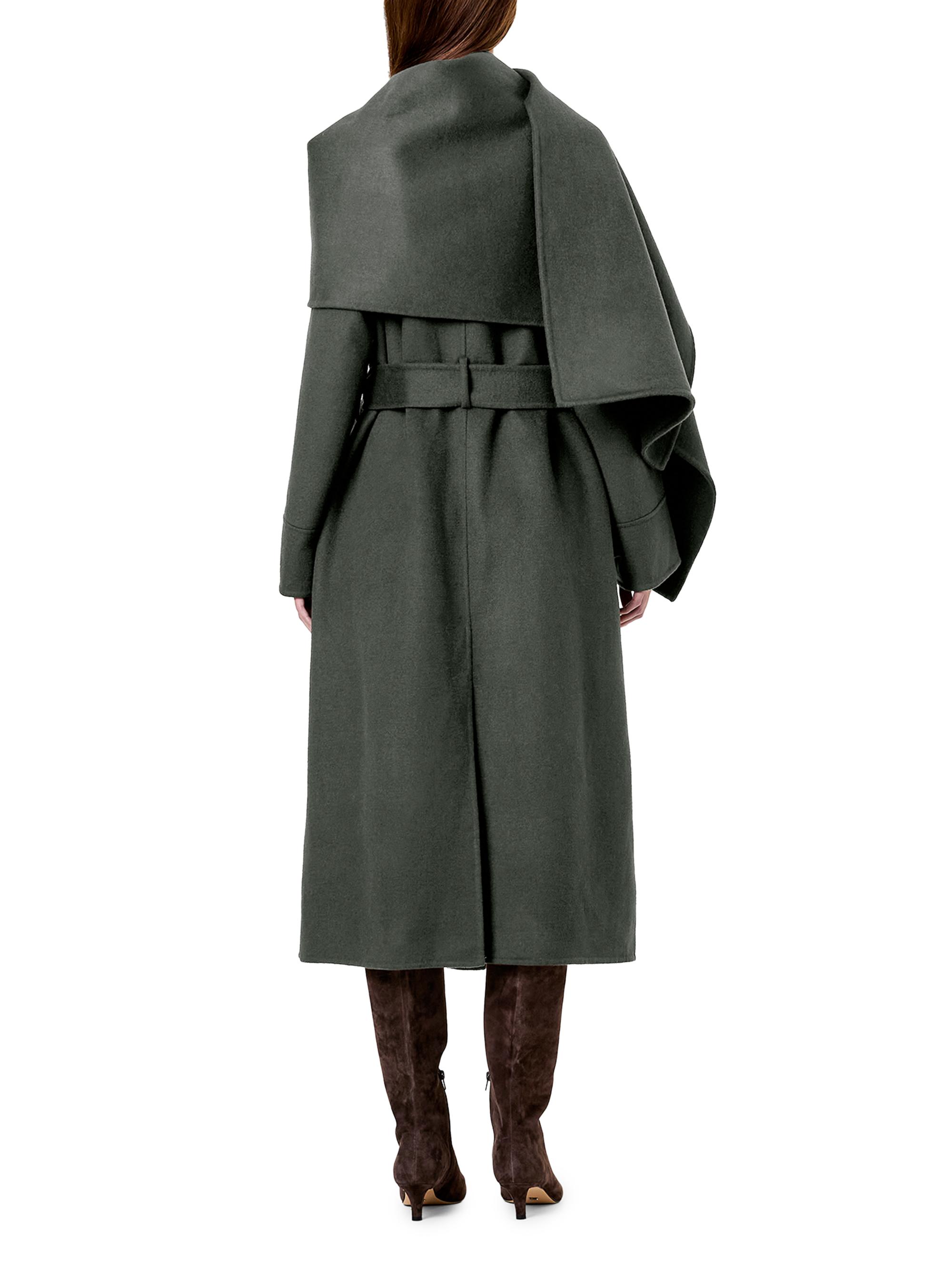 Nicholas the Label Candice Double Wool-Blend Scarf-Neck Coat