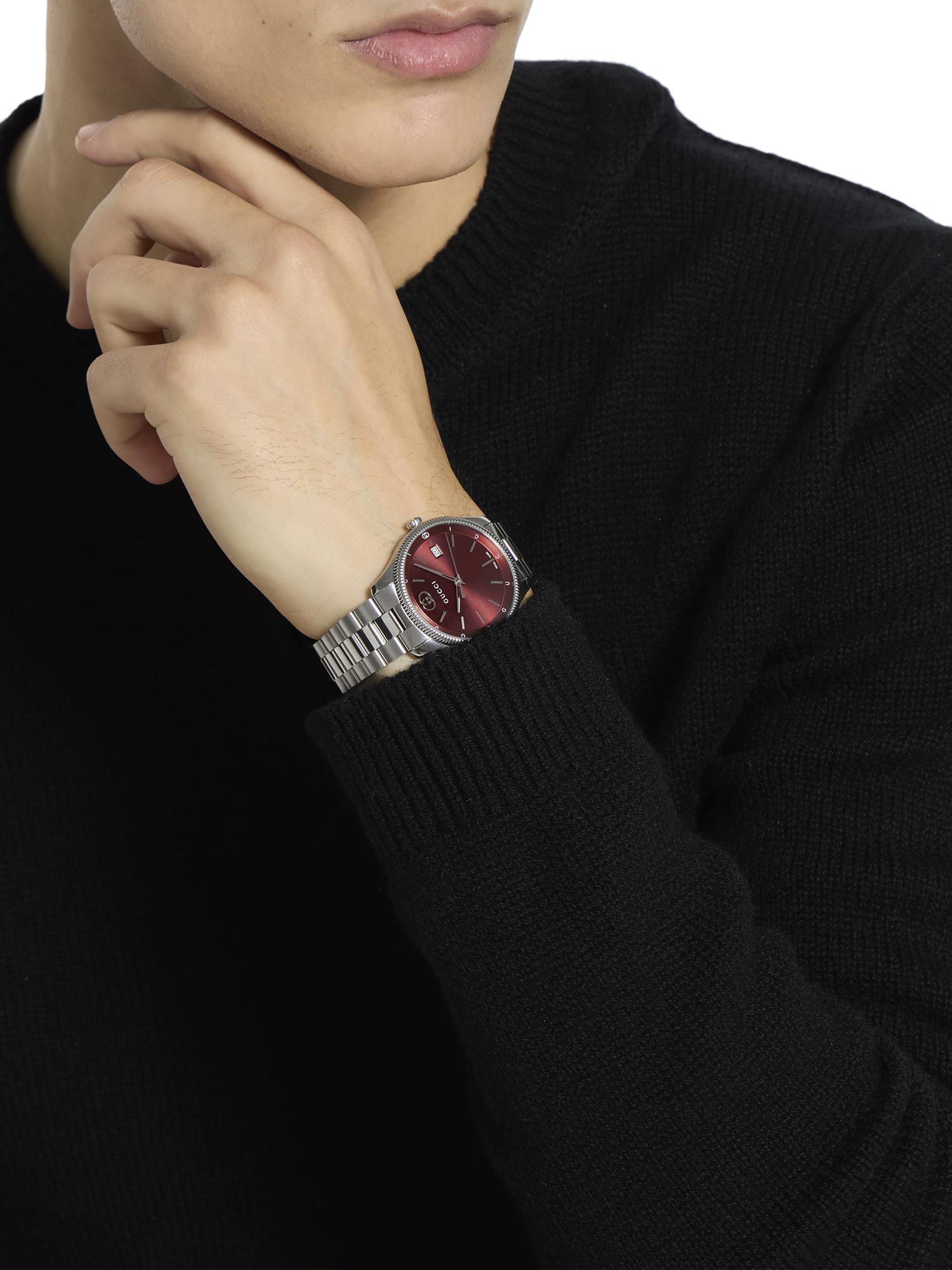 Gucci G-Timeless Stainless Steel Bracelet Watch/38MM | Saks Fifth
