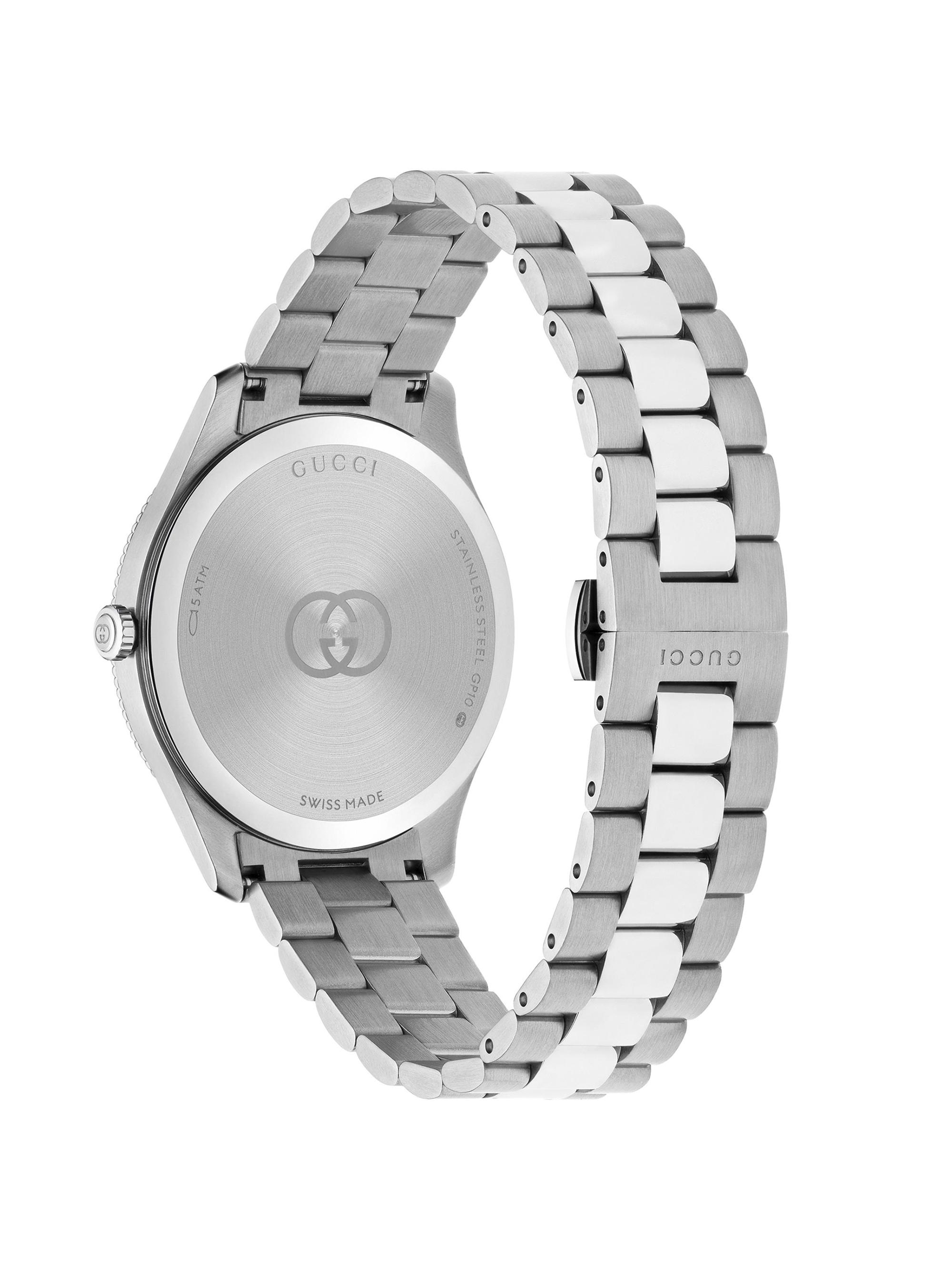 Gucci G-Timeless Stainless Steel Bracelet Watch/38MM | Saks Fifth