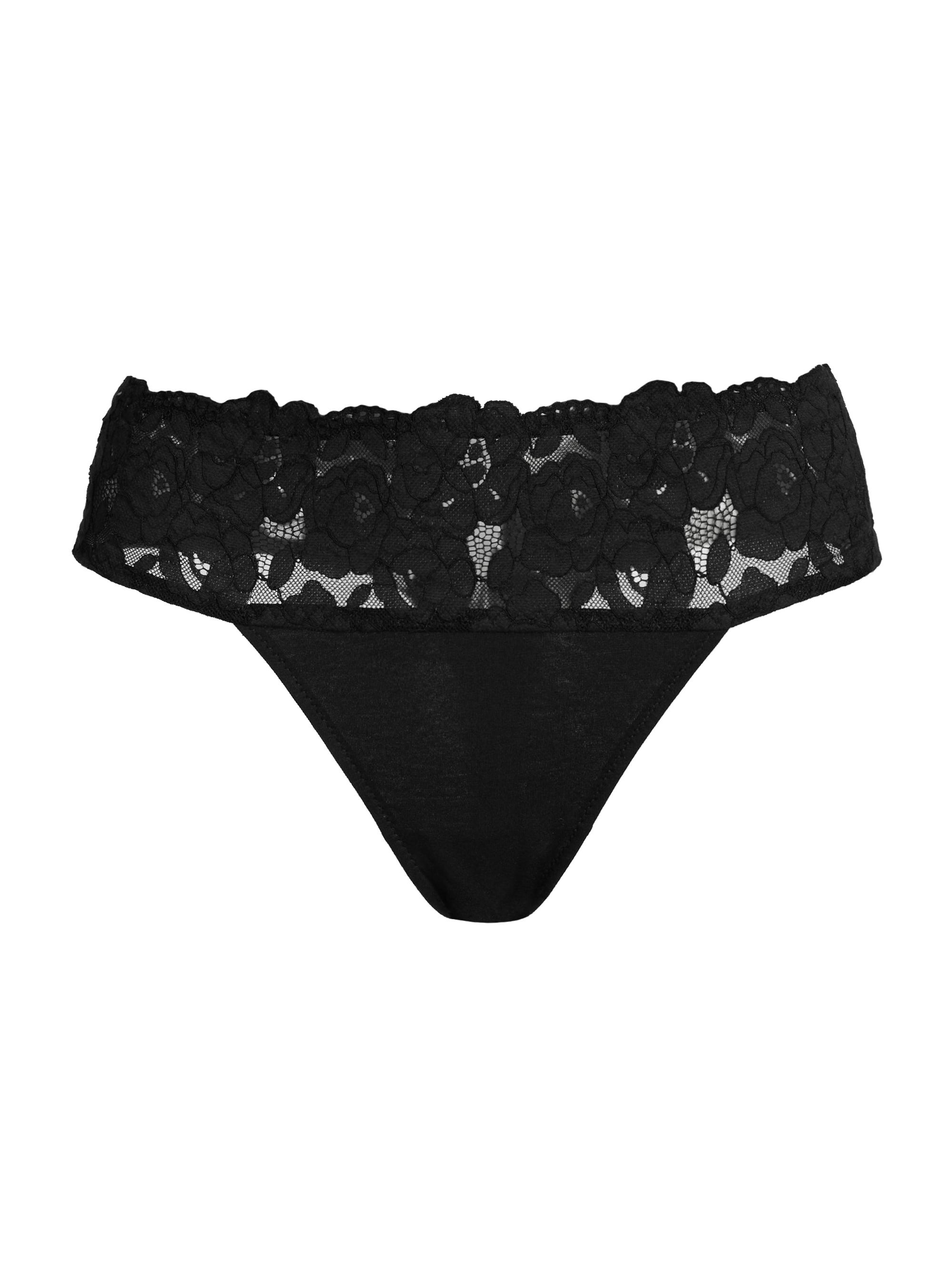 Cosabella Women's Romanza Lace Thong - Black