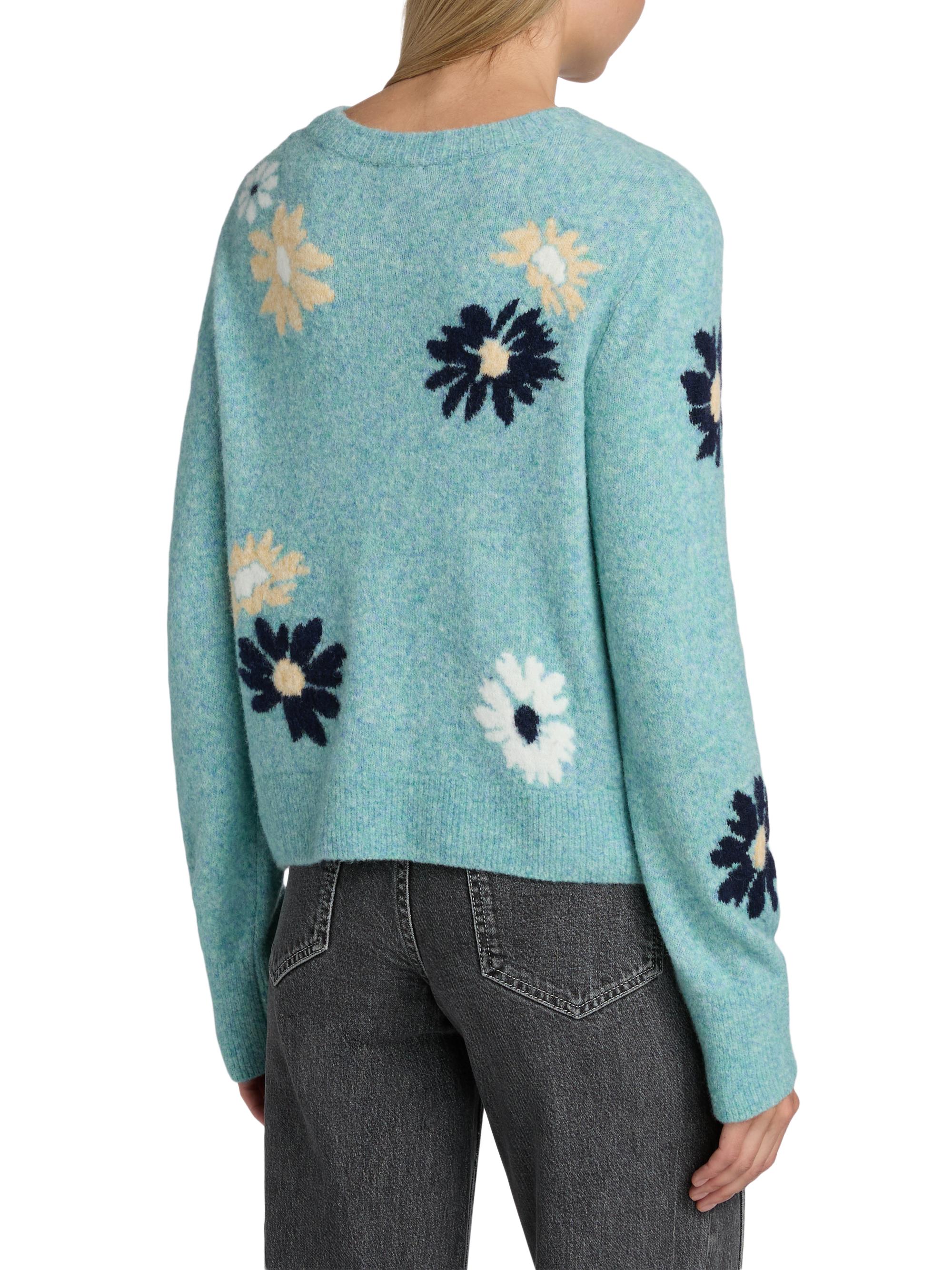 Rails Millie Floral-Intarsia Wool-Blend Cardigan | Saks Fifth Avenue