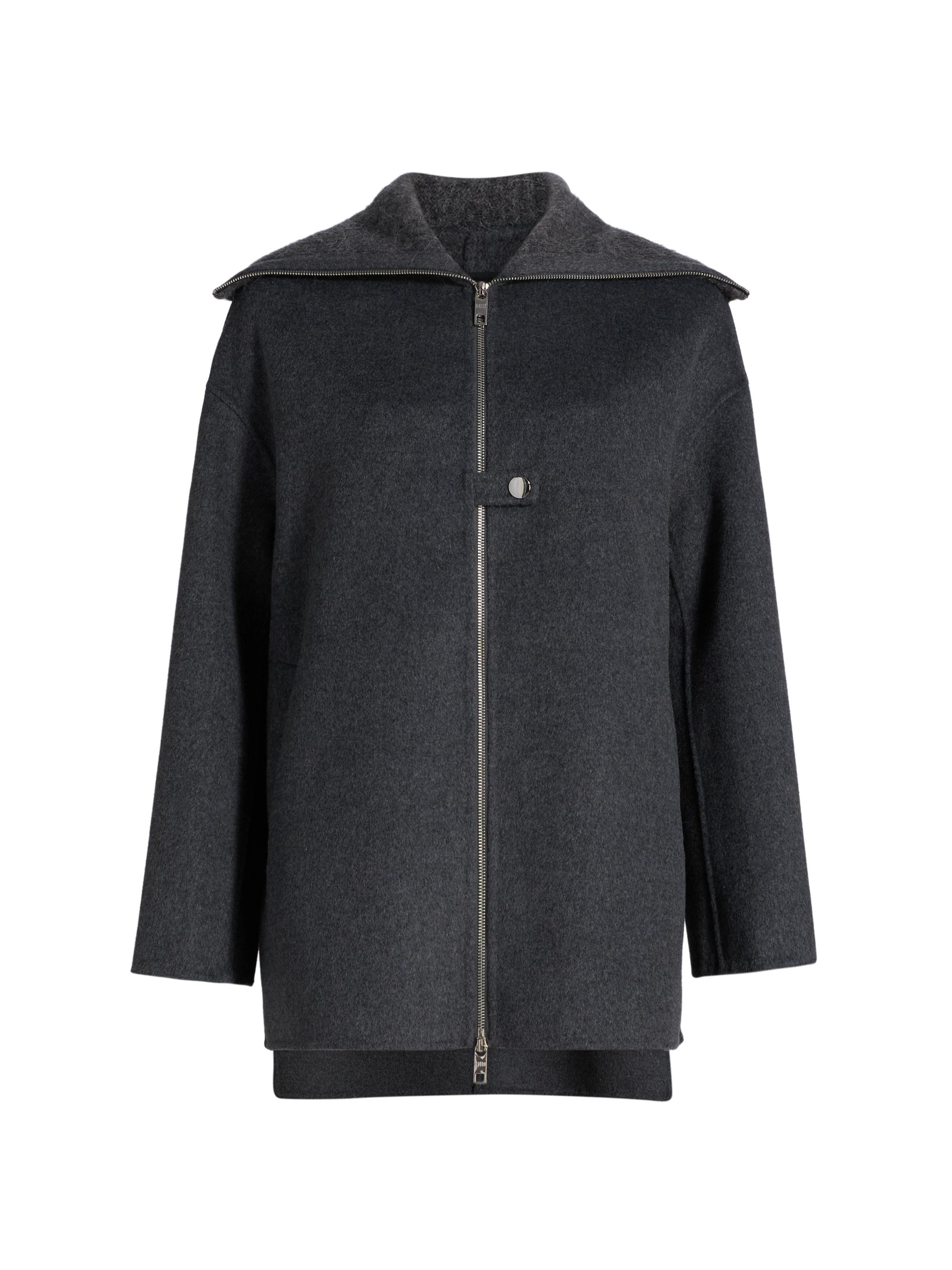 Rails Women's Silves Wool-Blend Zip-Front Jacket - Charcoal