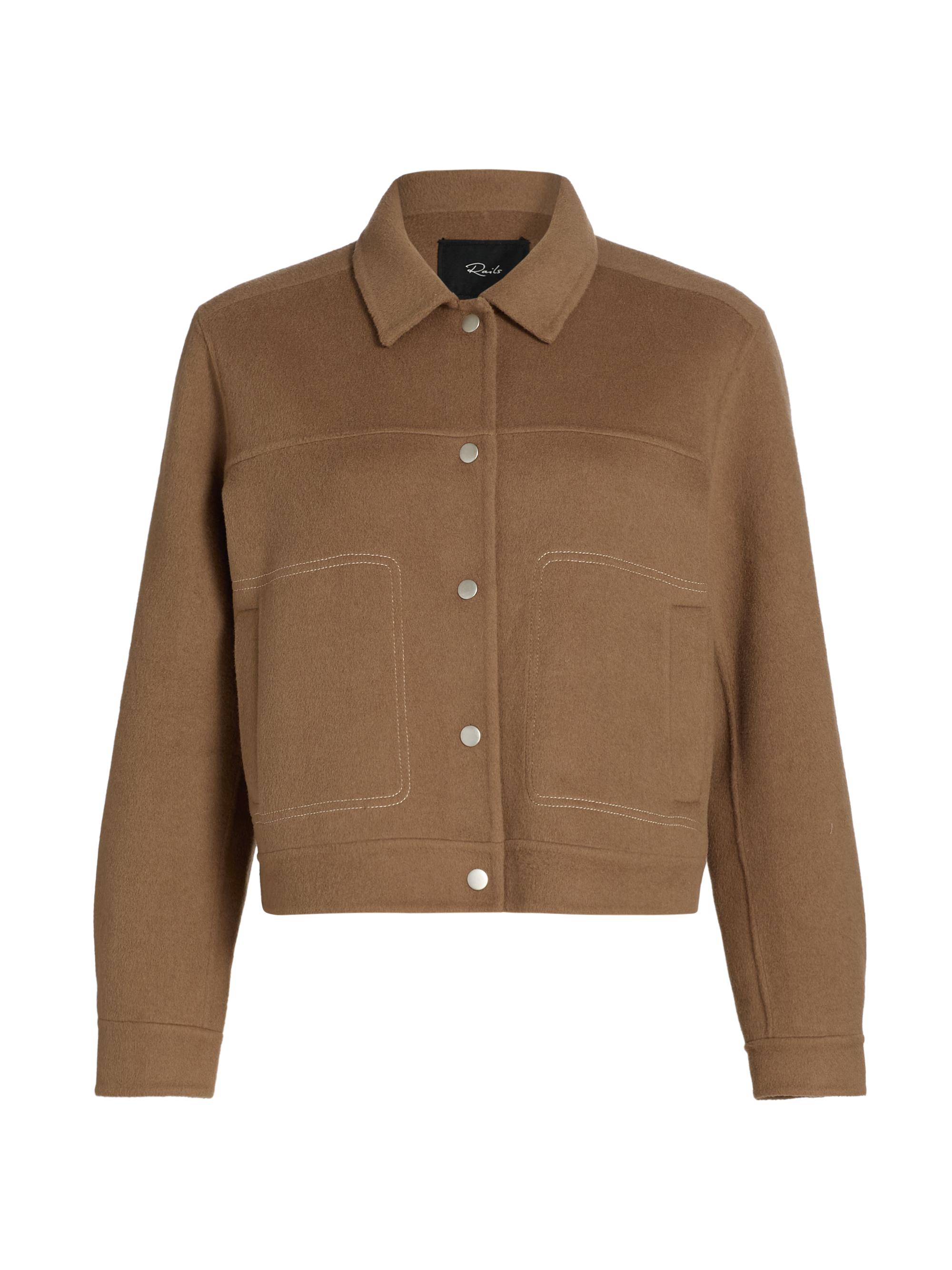 Rails Women's Mountain Wool-Blend Jacket - Camel