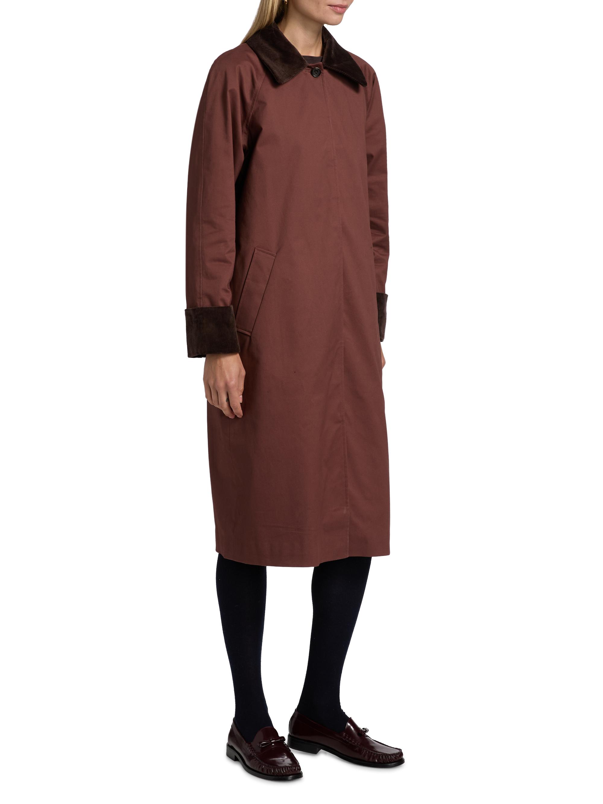 Rails Levy Corduroy-Trimmed Long Coat | Saks Fifth Avenue