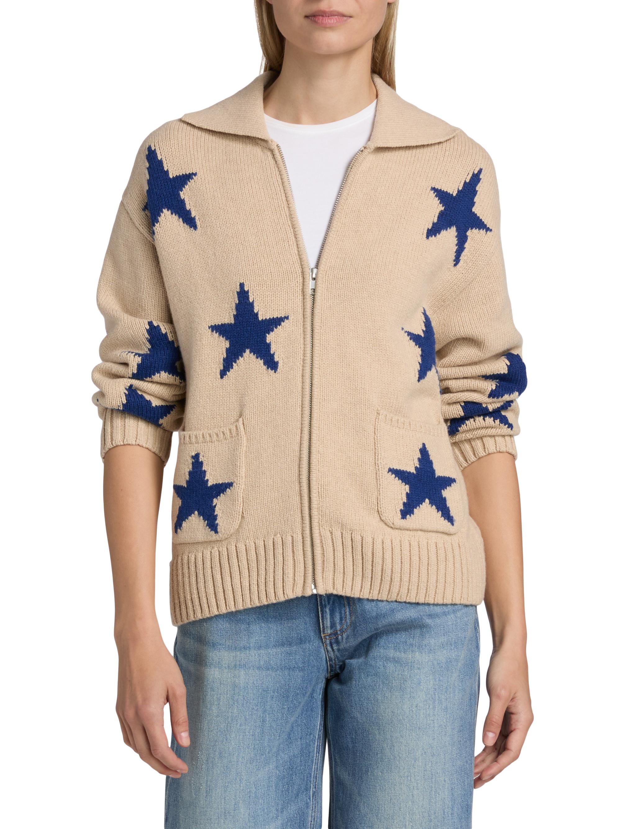 Rhea Star-Intarsia Wool-Blend Sweater