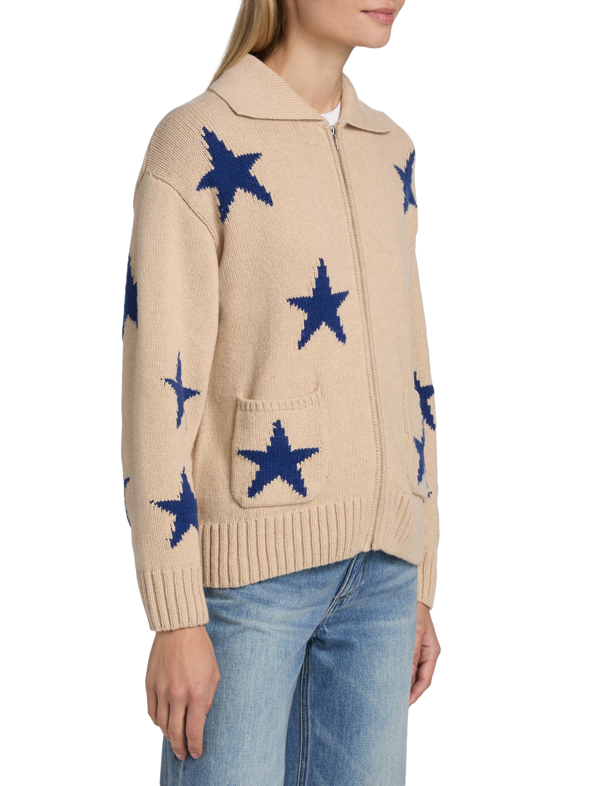 Rhea Star-Intarsia Wool-Blend Sweater