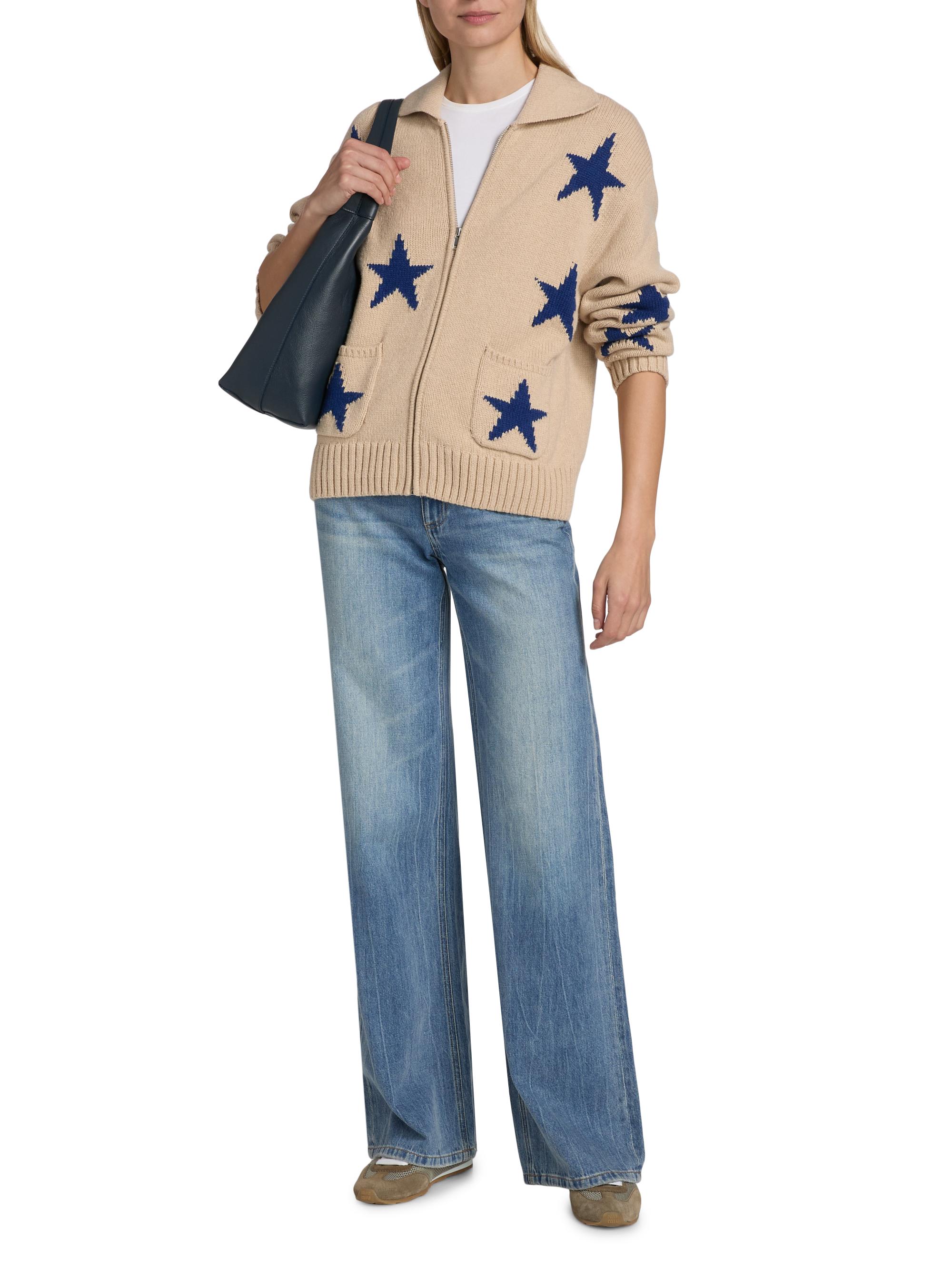 Rhea Star-Intarsia Wool-Blend Sweater