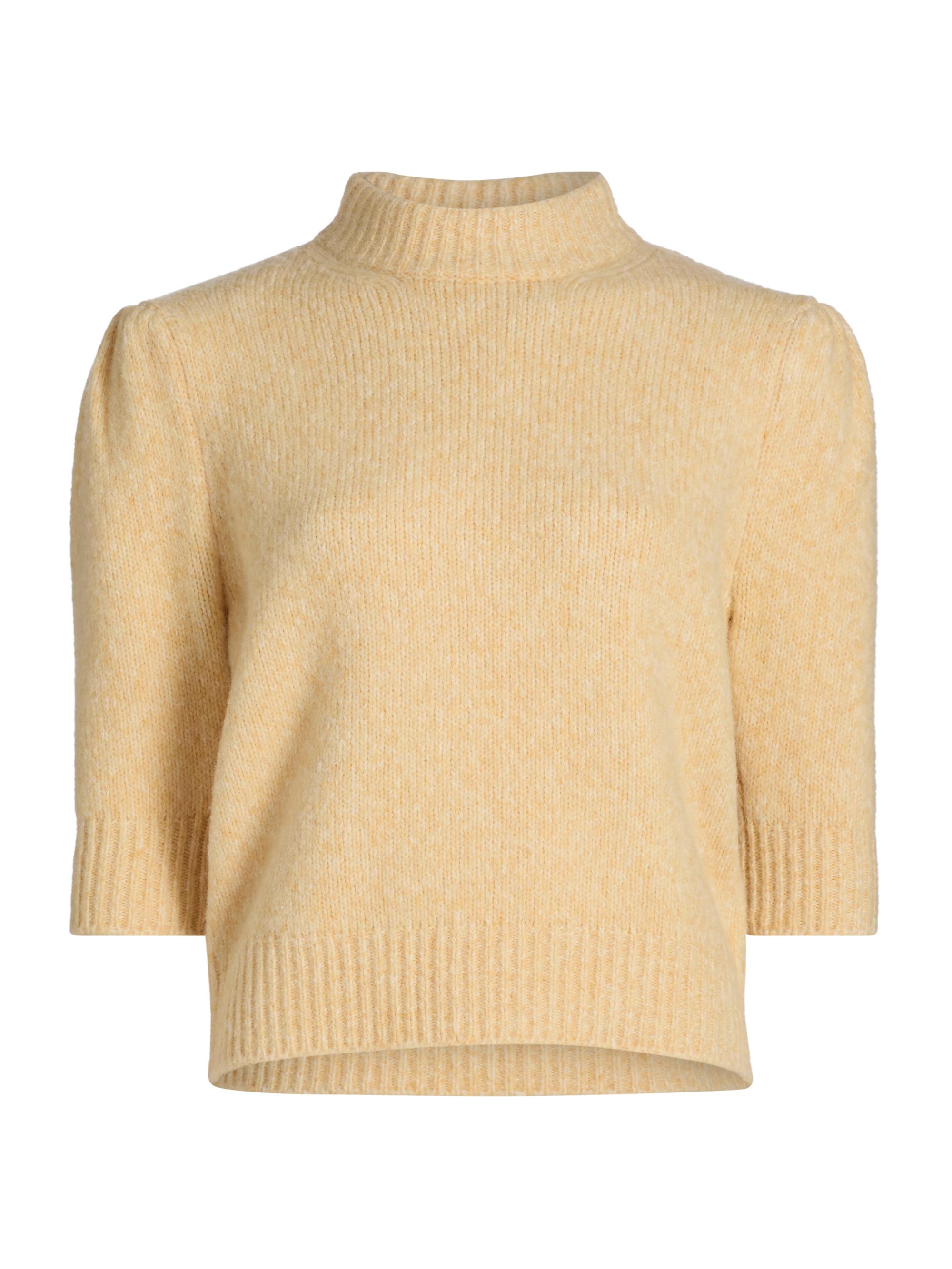 Rails Women's Klara Mock Turtleneck Wool-Blend Knit Top - Sunshine