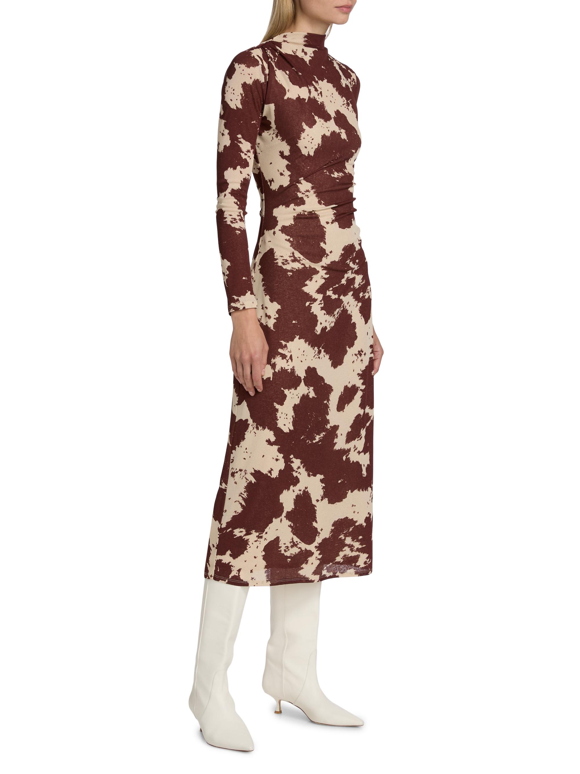 chinese dress ladies Amazon.com: Cow Print Black and White Color Matching Long Dress for Women  Summer Top XL : Clothing, Shoes & Jewelry main image 1