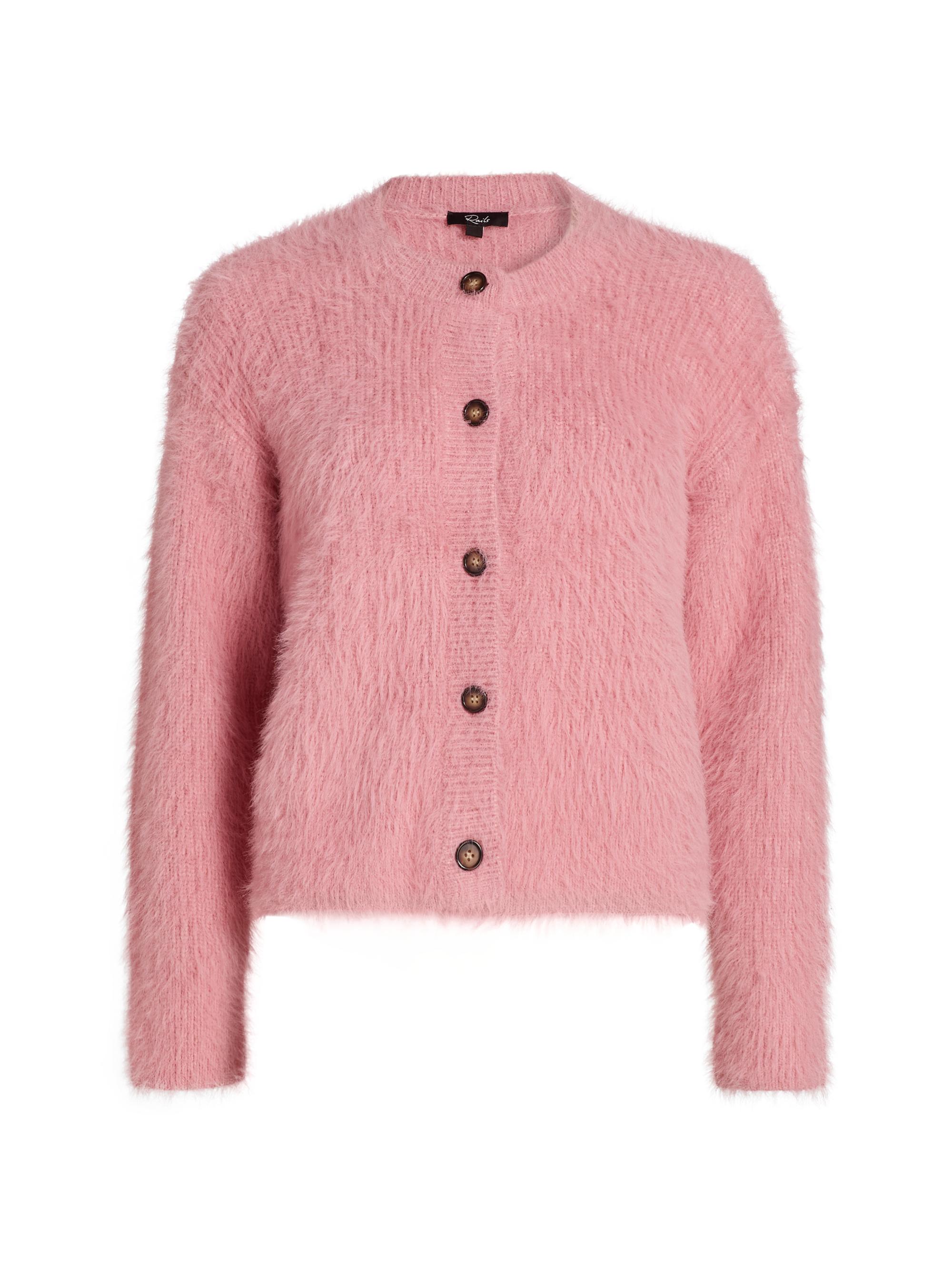 Maison Margiela Cable-Knit Mohair Wool-Blend Cardigan | Saks Fifth