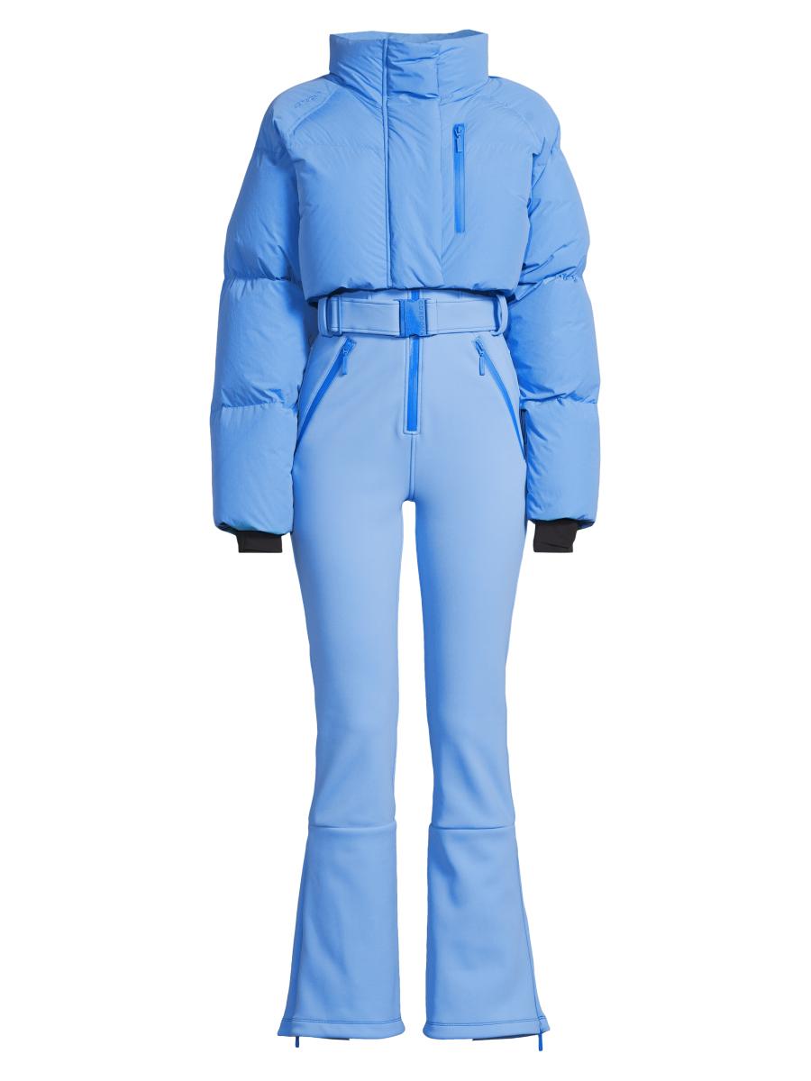 Cordova Women's Myoko Crop Puffer Ski Suit In Blue