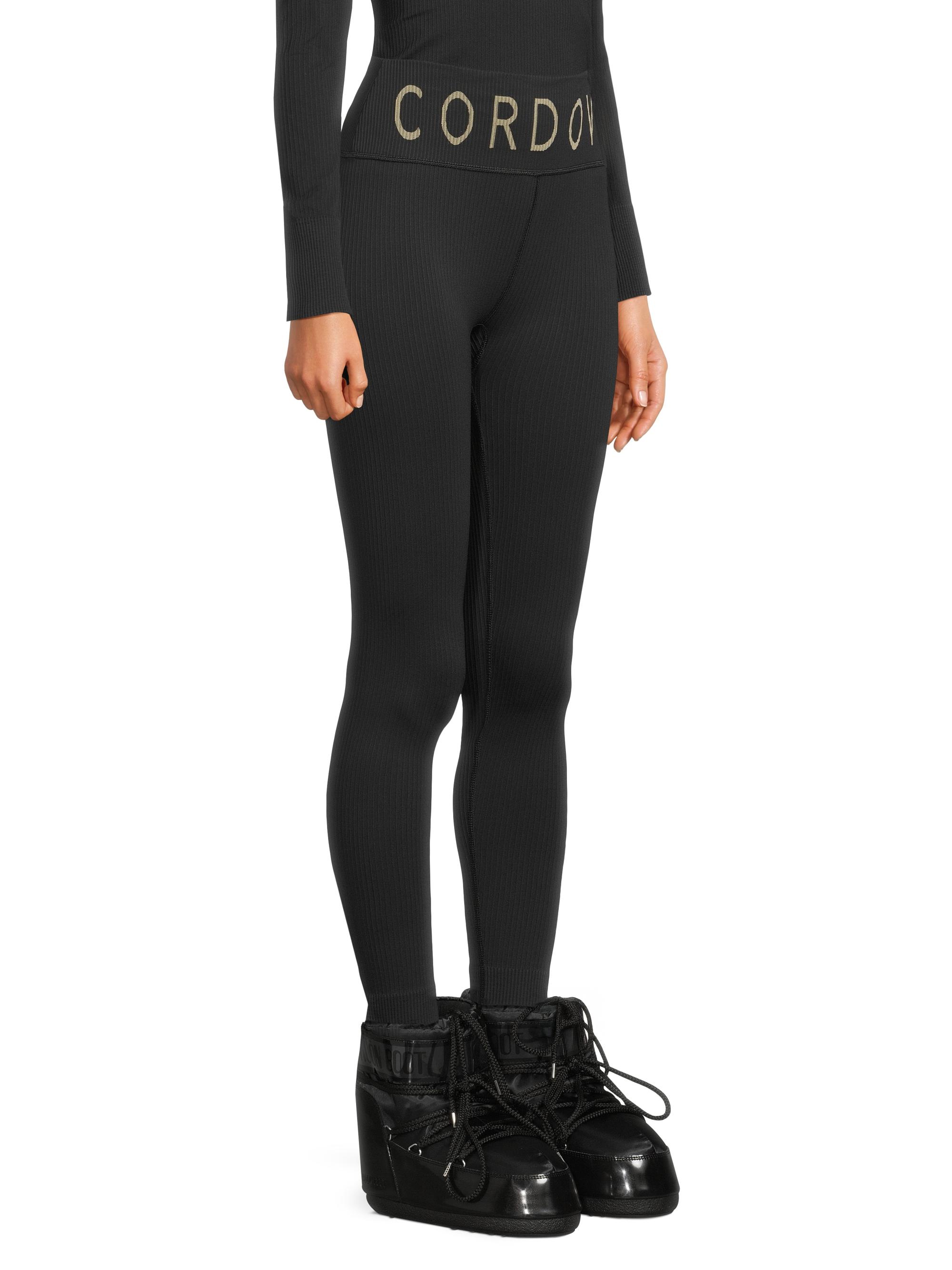 Cordova Logo Rib-Knit Base-Layer Leggings | Saks Fifth Avenue
