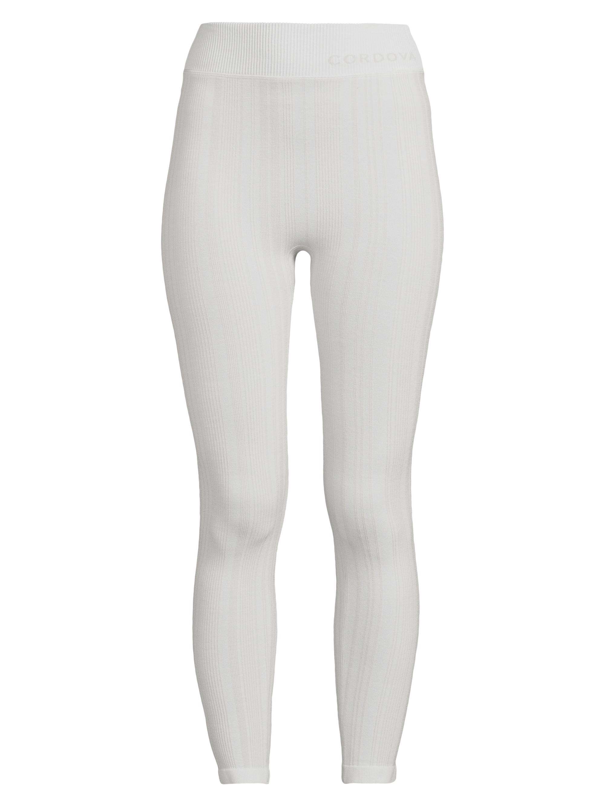 Cordova Women's Sol Shape Wear Rib-Knit Wool-Blend Leggings - Smoke