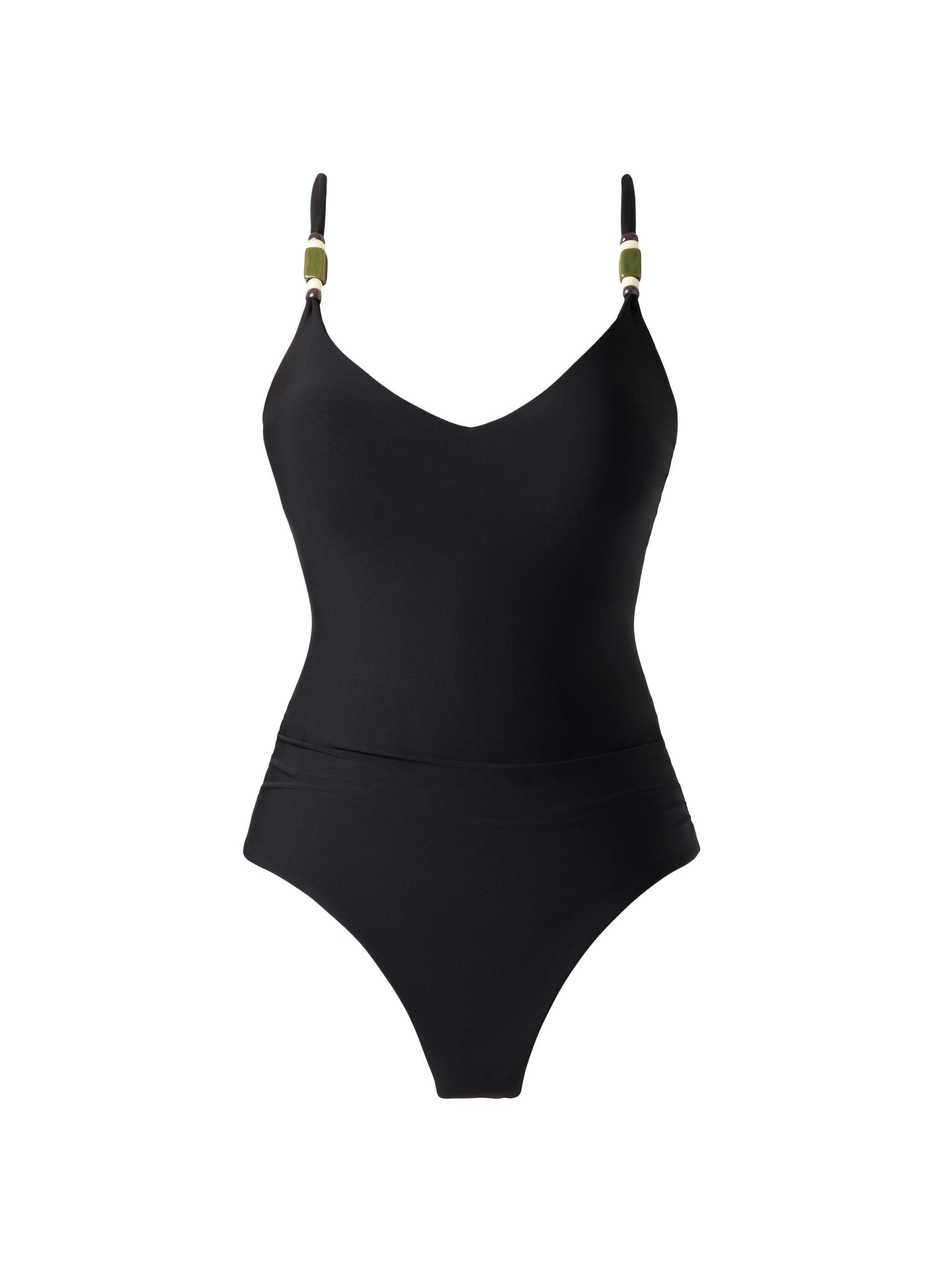 Prada Ribbed Knit One-Piece Swimsuit | Saks Fifth Avenue