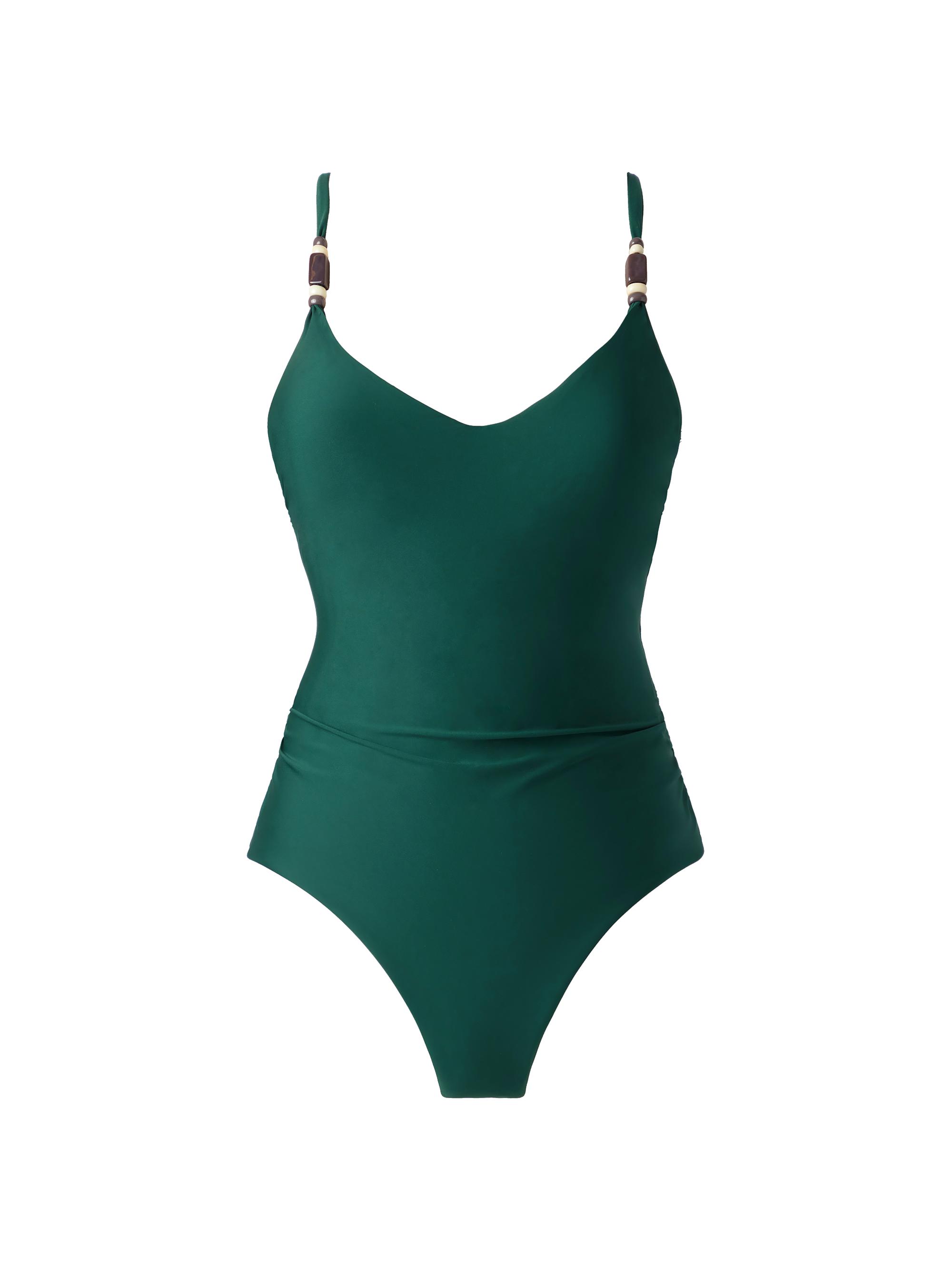 Magicsuit Women's Solid Milli One-Piece Swimsuit - Racing Green