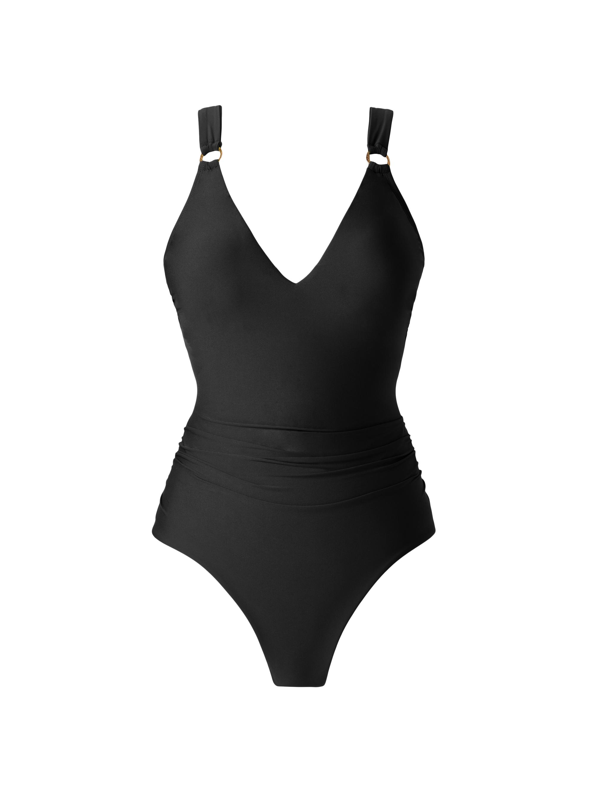 Spanx Piqué Shaping One-Piece Swimsuit | Saks Fifth Avenue