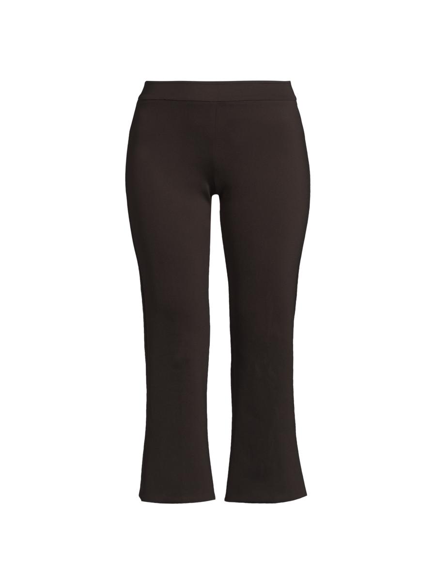 Avenue Montaigne Women's Freedon Crop Flared Pants In Brown