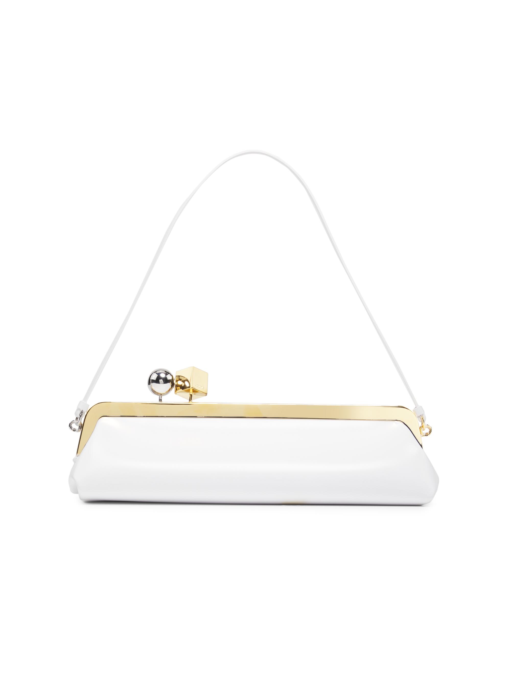 Jacquemus Women's Leather La Pochette Clutch - White