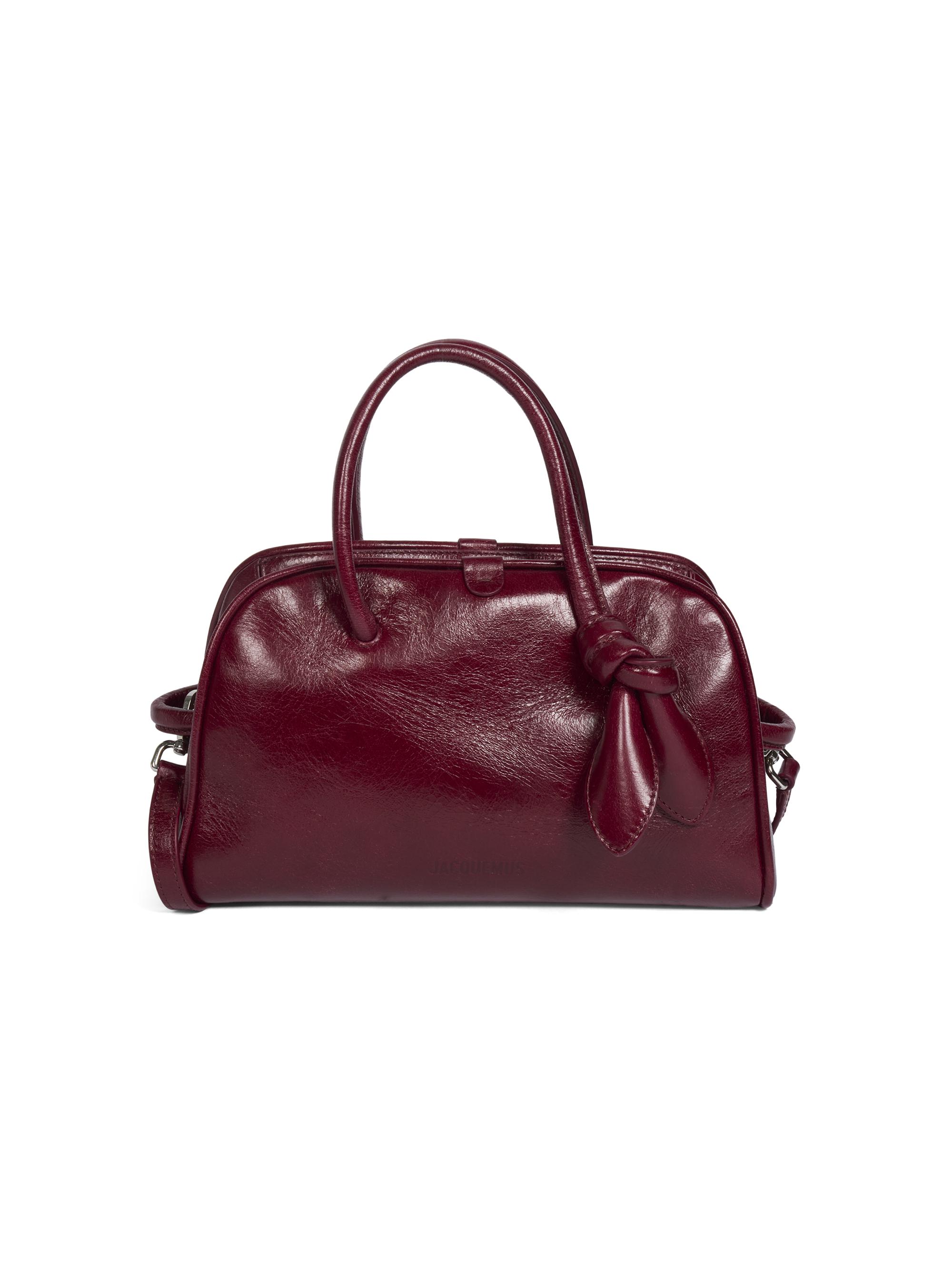 Jacquemus Le Petit Turismo Croc-Embossed Suede Top Handle Bag