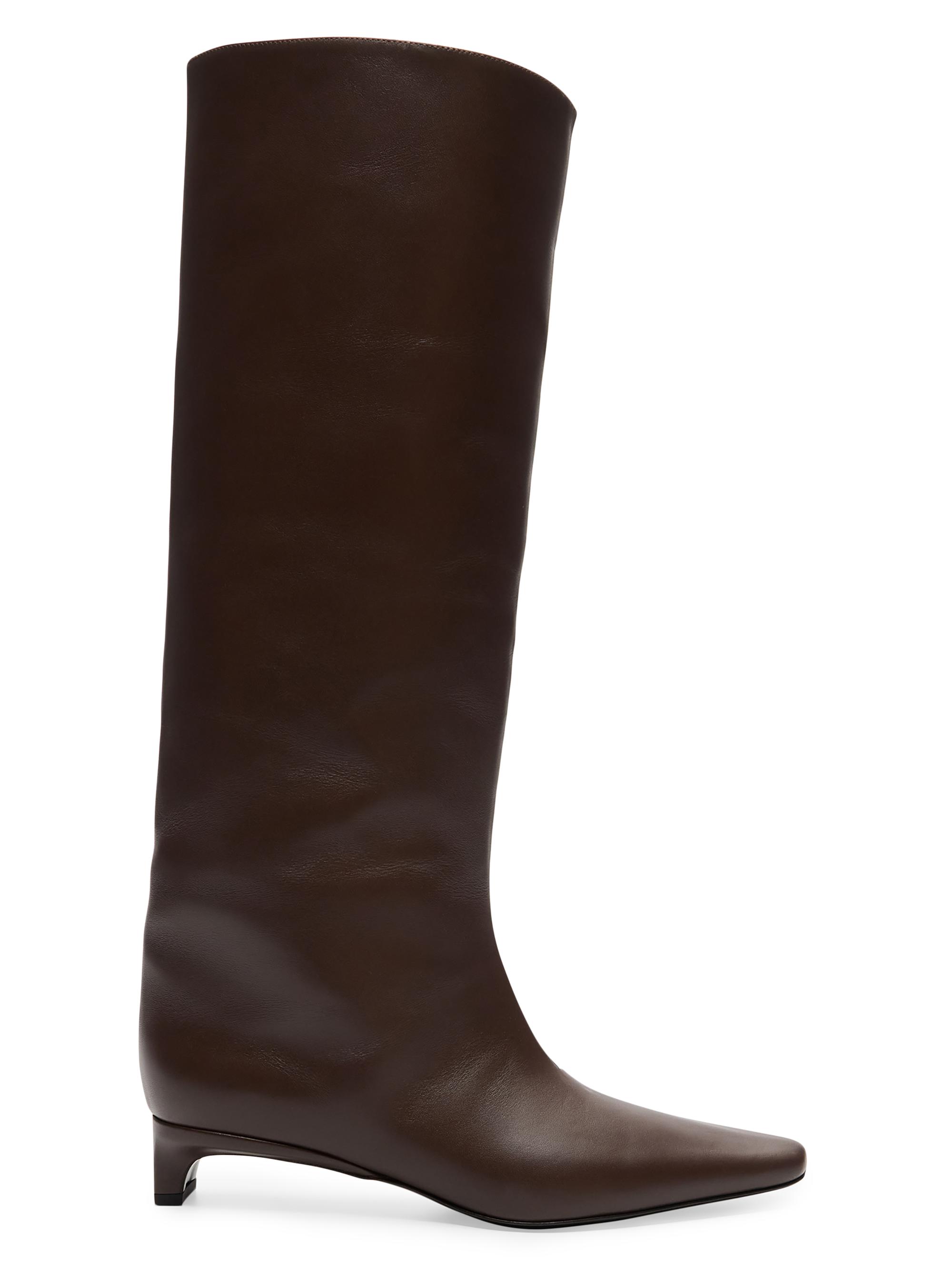 Loulou de Saison Women's Haven 35MM Leather Knee-High Boots - Brown