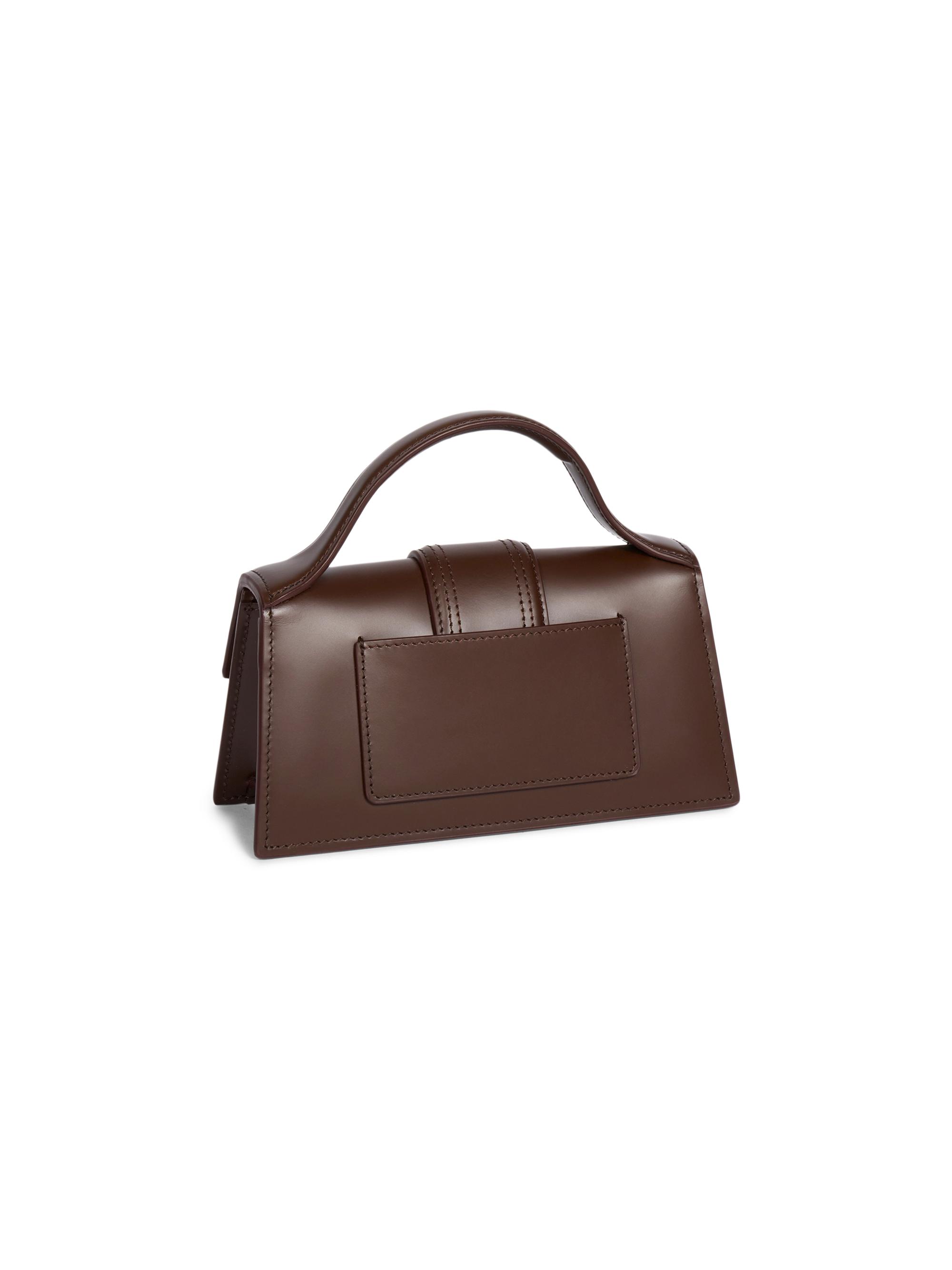Le Bambino Leather Top Handle Bag