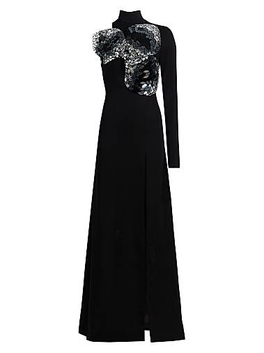 evening dresses saks 5th avenue Gowns Fifth Outlet Saks Fifth Avenue Long Formal Dresses For Women For flared silhouette Women's Mac Duggal Designer Evening