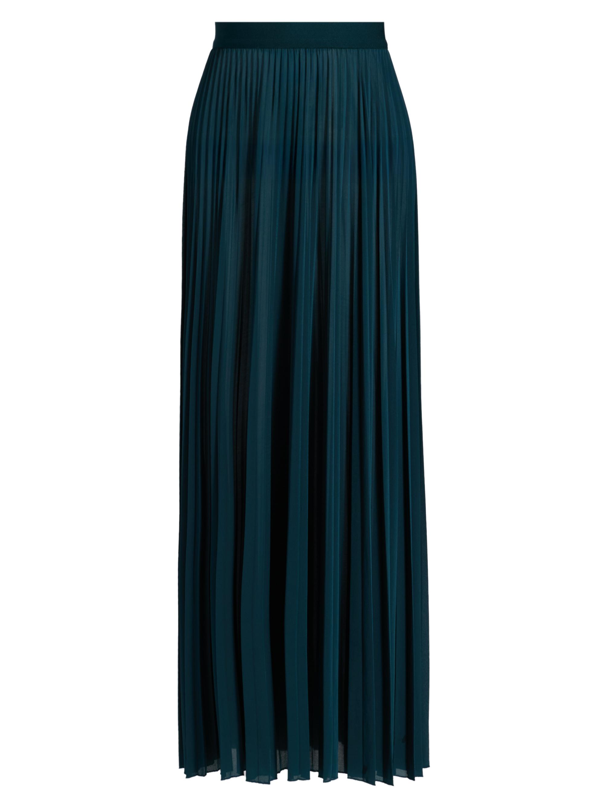 Ronny Kobo Women's Mist Pleated Maxi Skirt - Deep Teal
