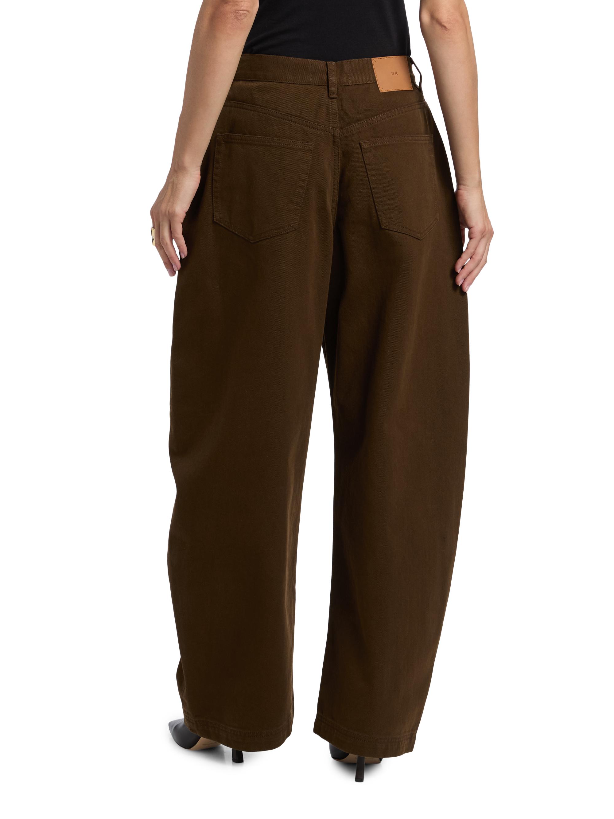 Ronny Kobo Ninon Barrel-Leg Jeans | Saks Fifth Avenue