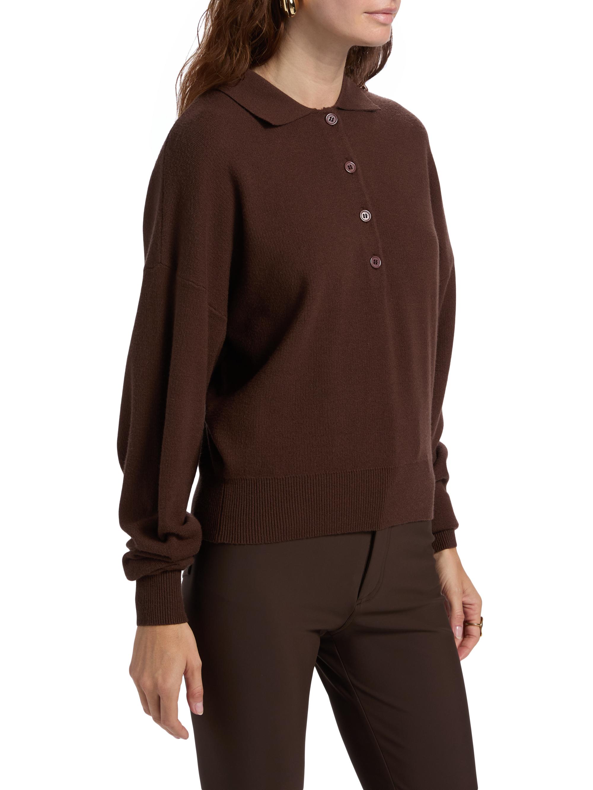 Ronny Kobo Ninette Polo Sweater | Saks Fifth Avenue