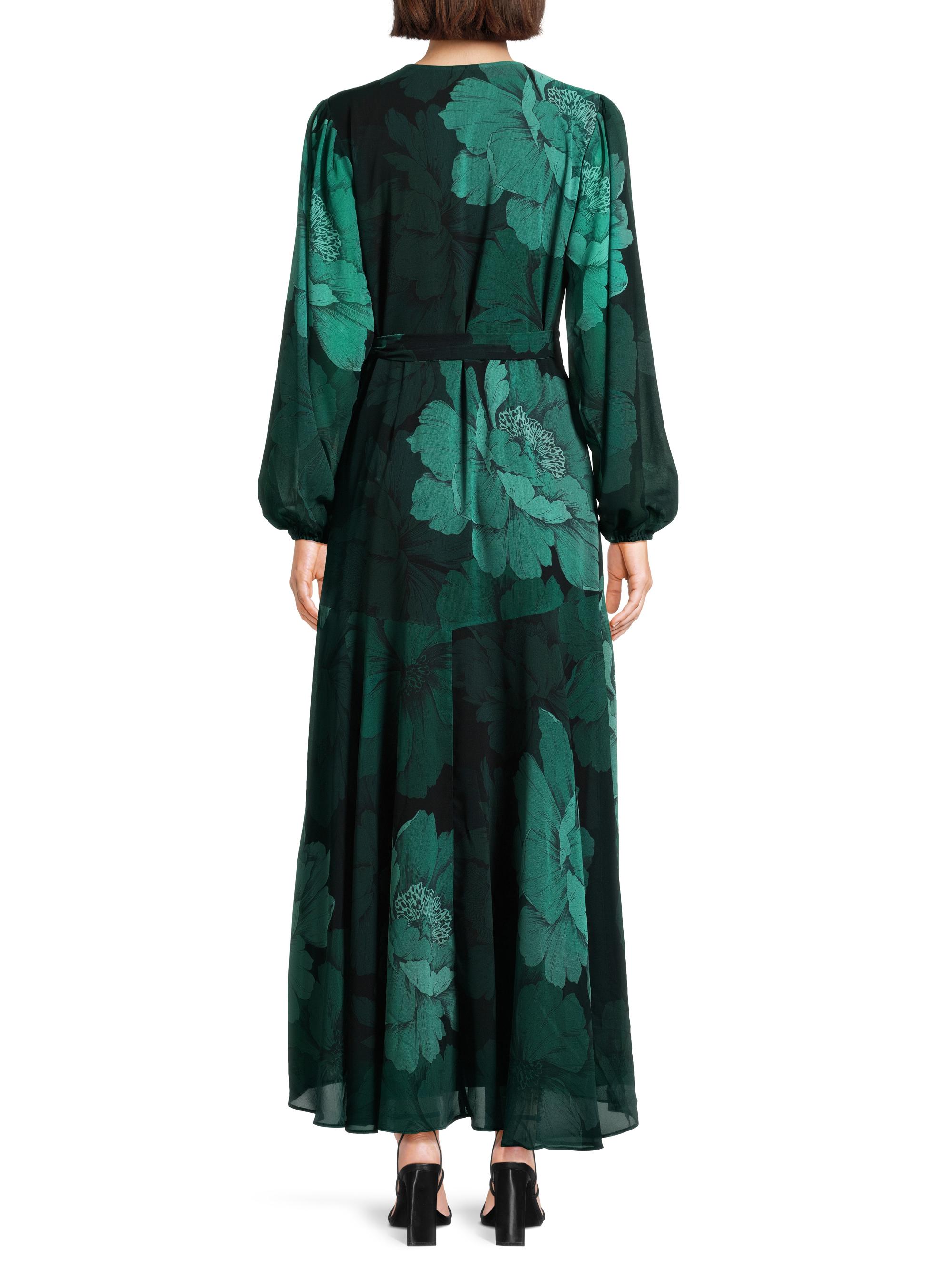 Hutch Bridge Floral Wrap Maxi Dress