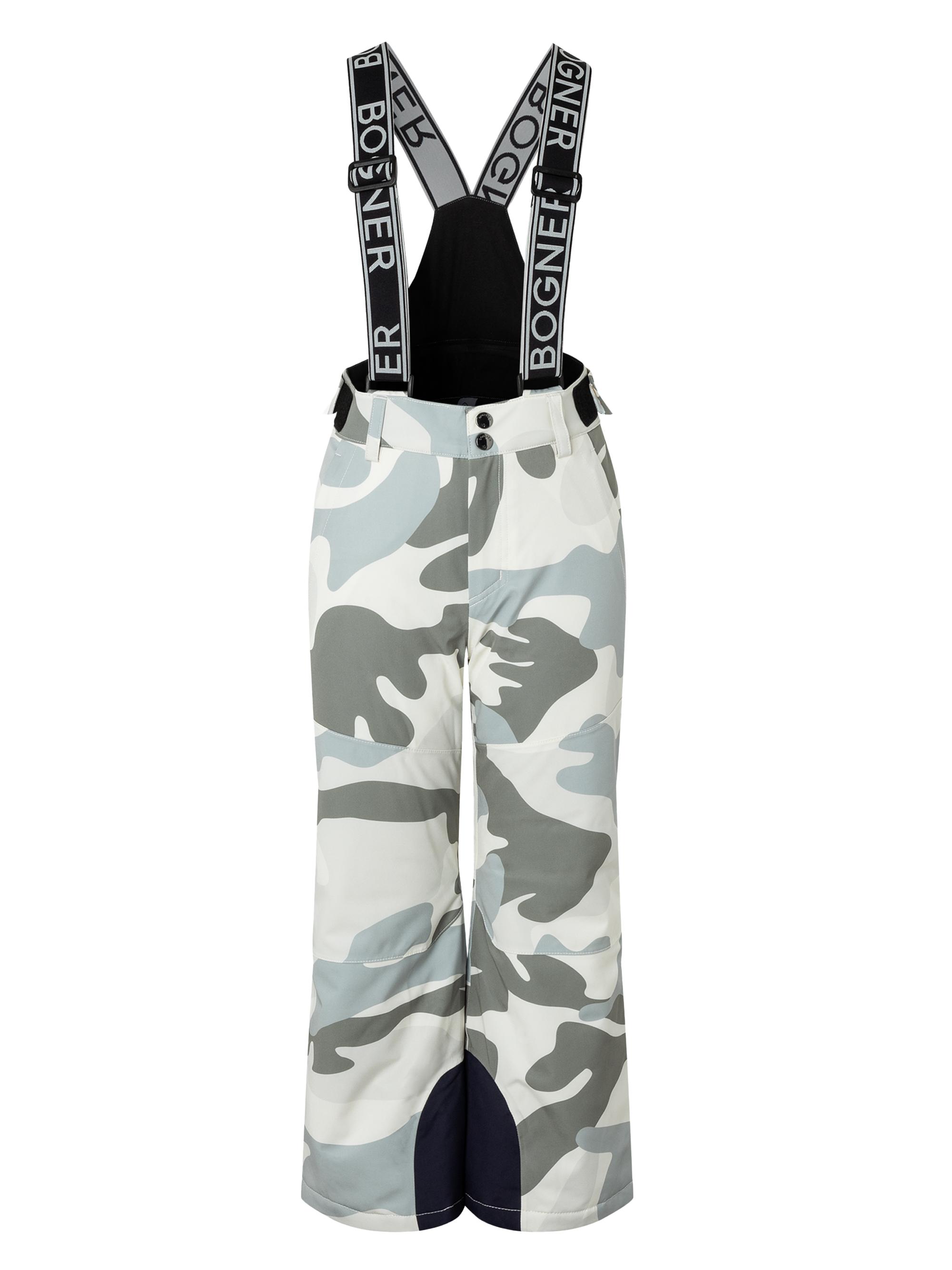 Bogner Little Boy's & Boy's Yuki Camouflage Ski Pants - White Camo