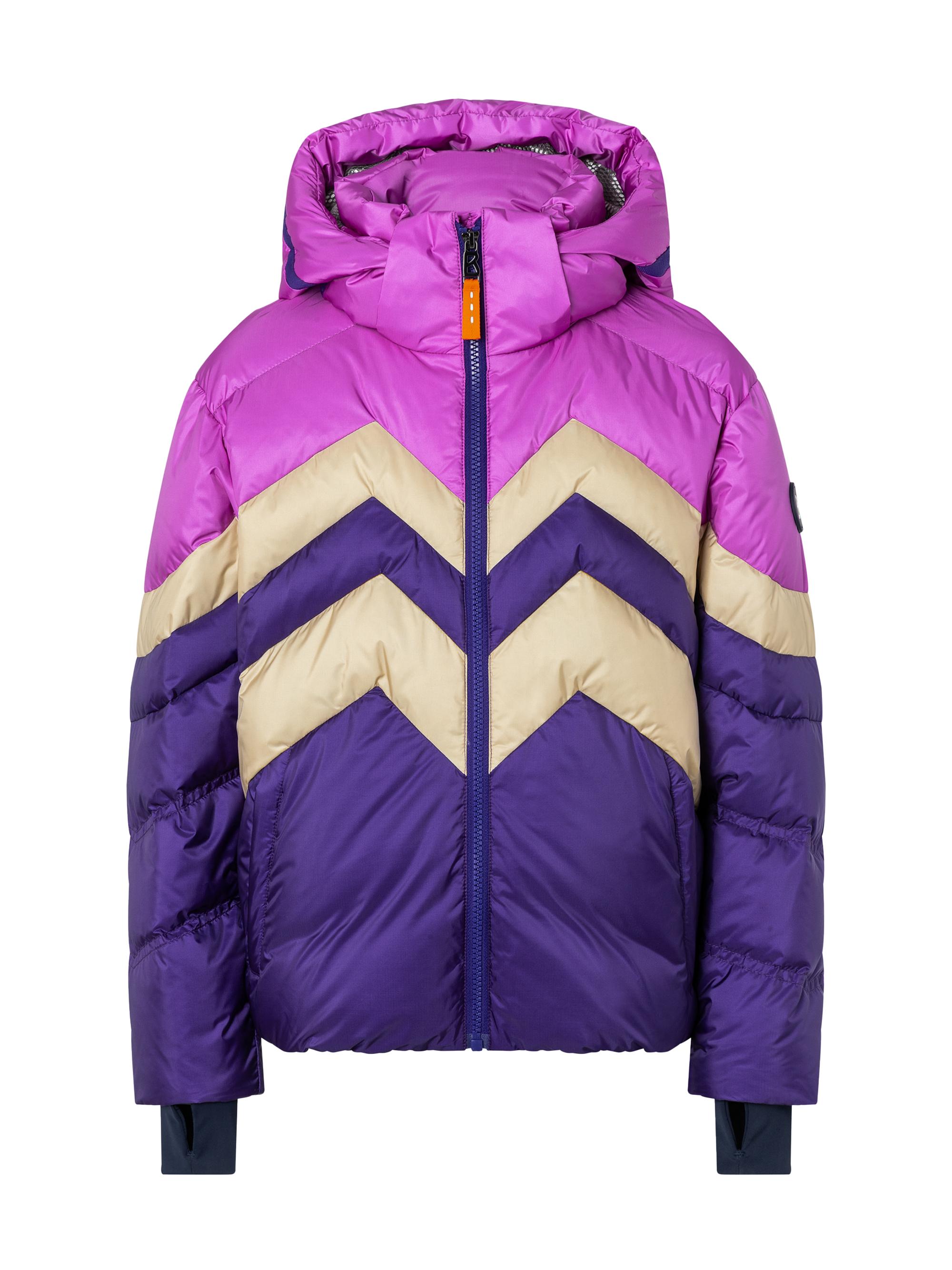 Bogner Little Girl's & Girl's Maddy Down Puffer Jacket - Purple Flower